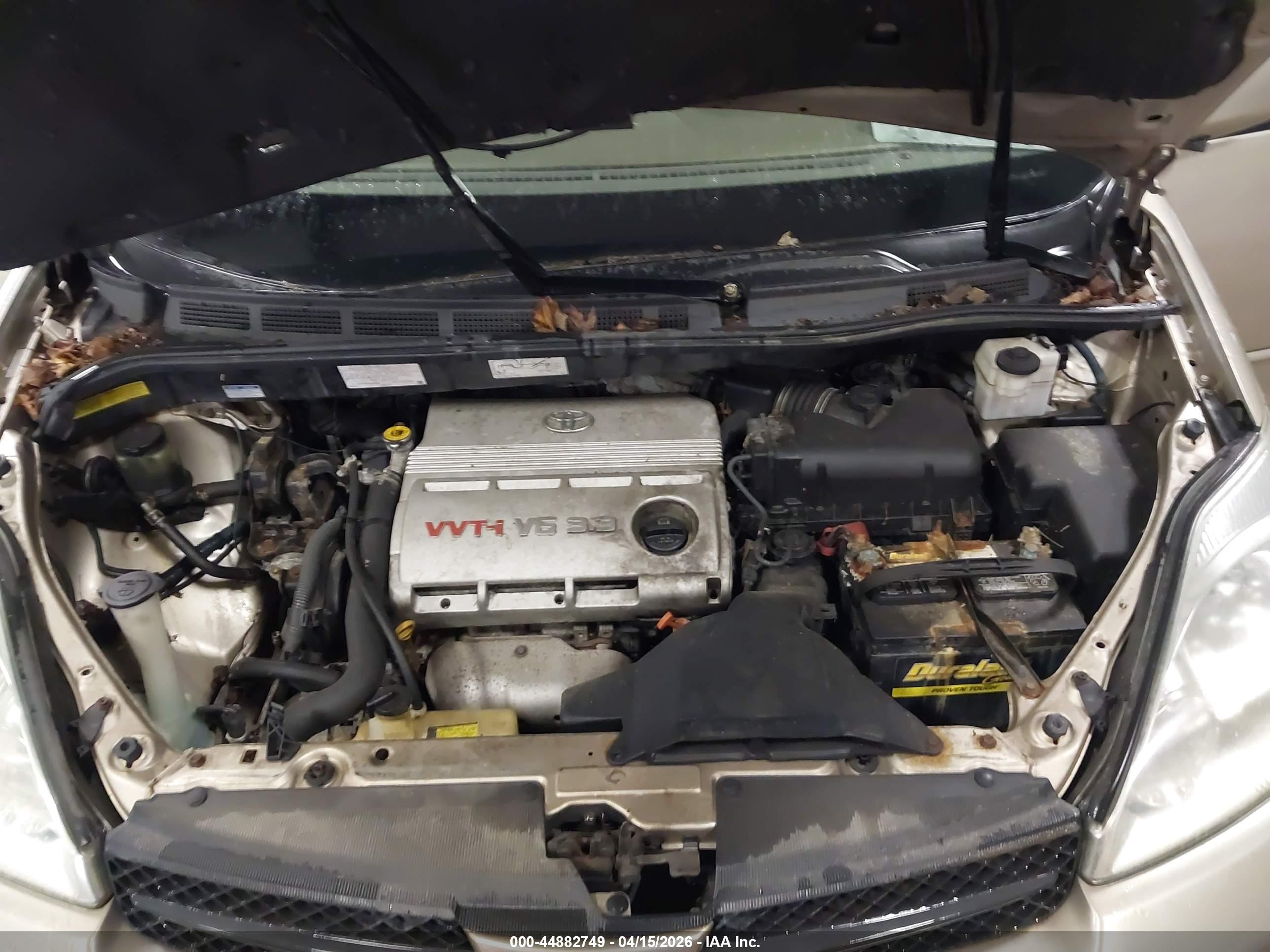 2004 Toyota Sienna Xle Gold vin: 5TDZA22C64S039072