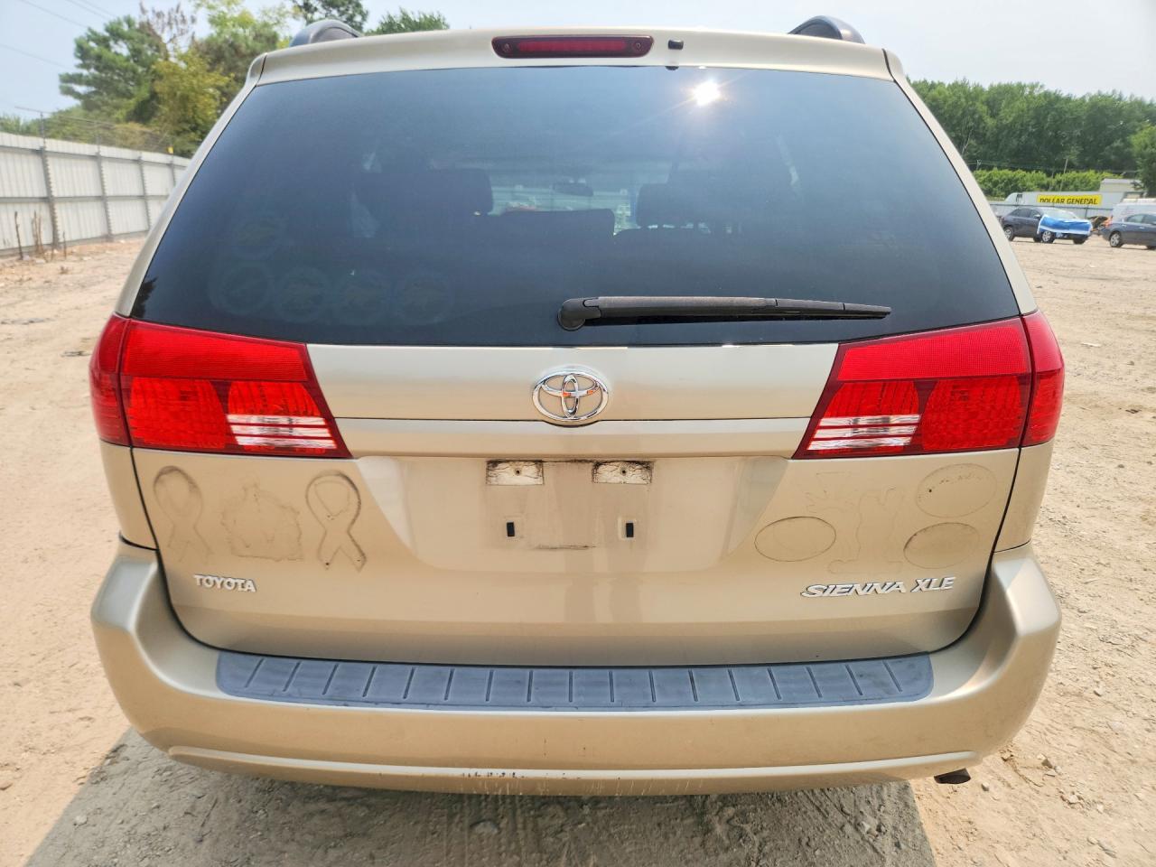 2004 Toyota Sienna Xle 7 Passenger Beige vin: 5TDZA22C64S196231