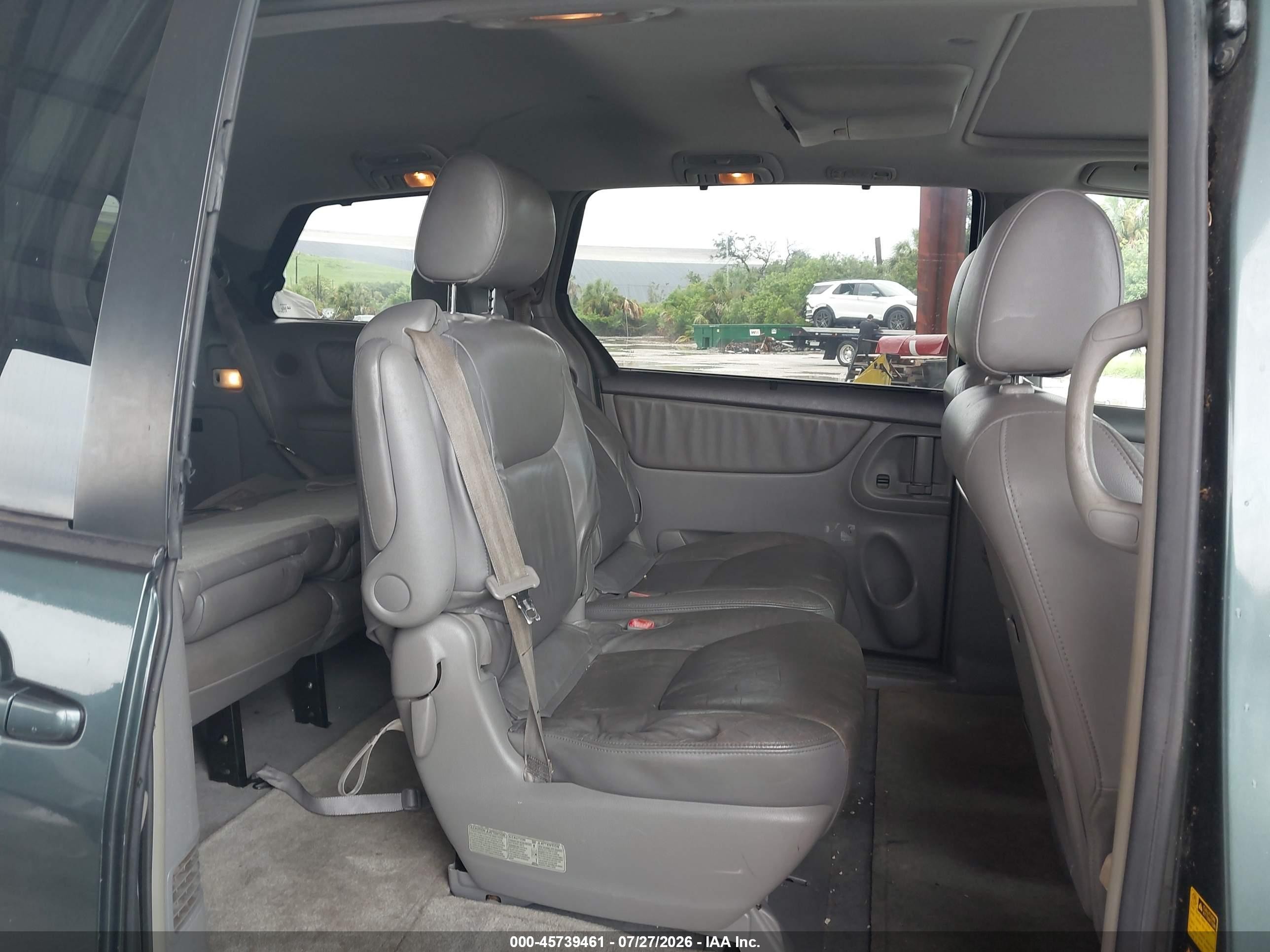 2004 Toyota Sienna Xle Green vin: 5TDZA22C64S197685
