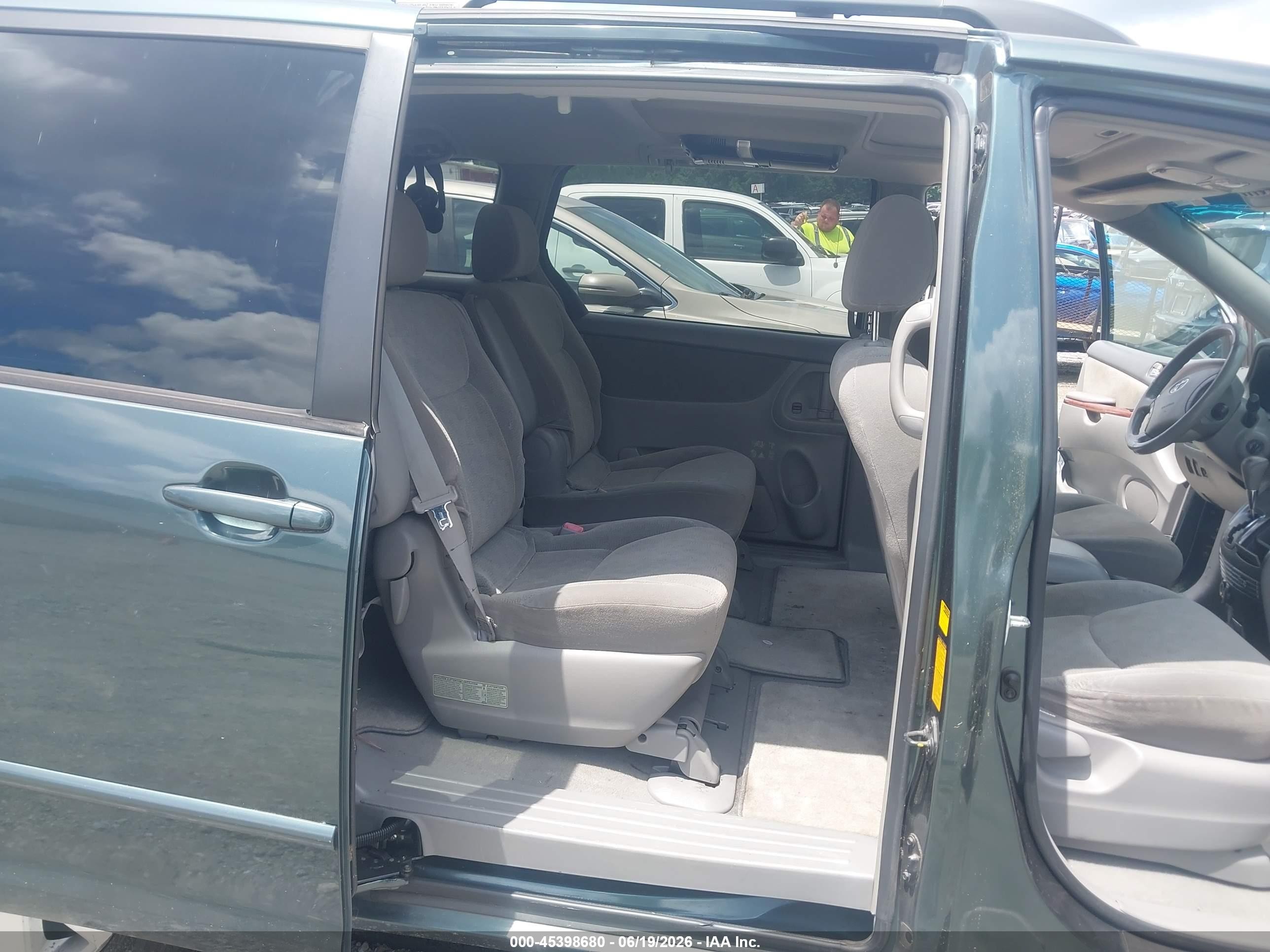 2004 Toyota Sienna Xle Green vin: 5TDZA22C64S202285