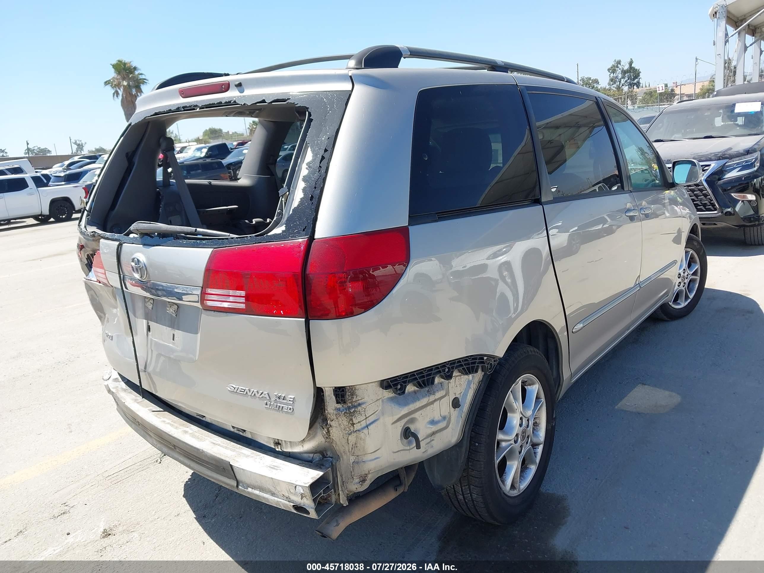 2004 Toyota Sienna Xle Limited Желто-коричневый vin: 5TDZA22C64S220169