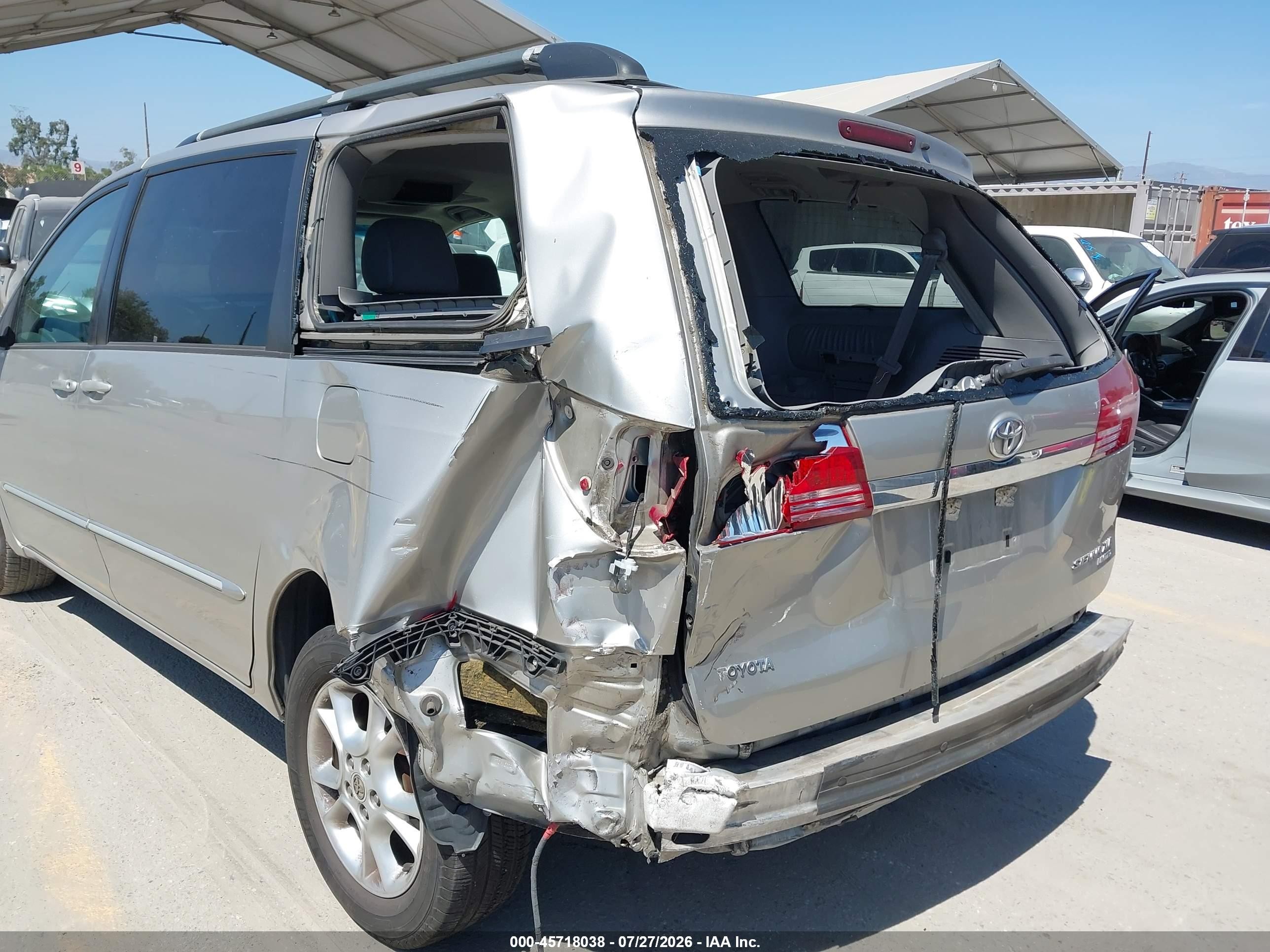 2004 Toyota Sienna Xle Limited Желто-коричневый vin: 5TDZA22C64S220169