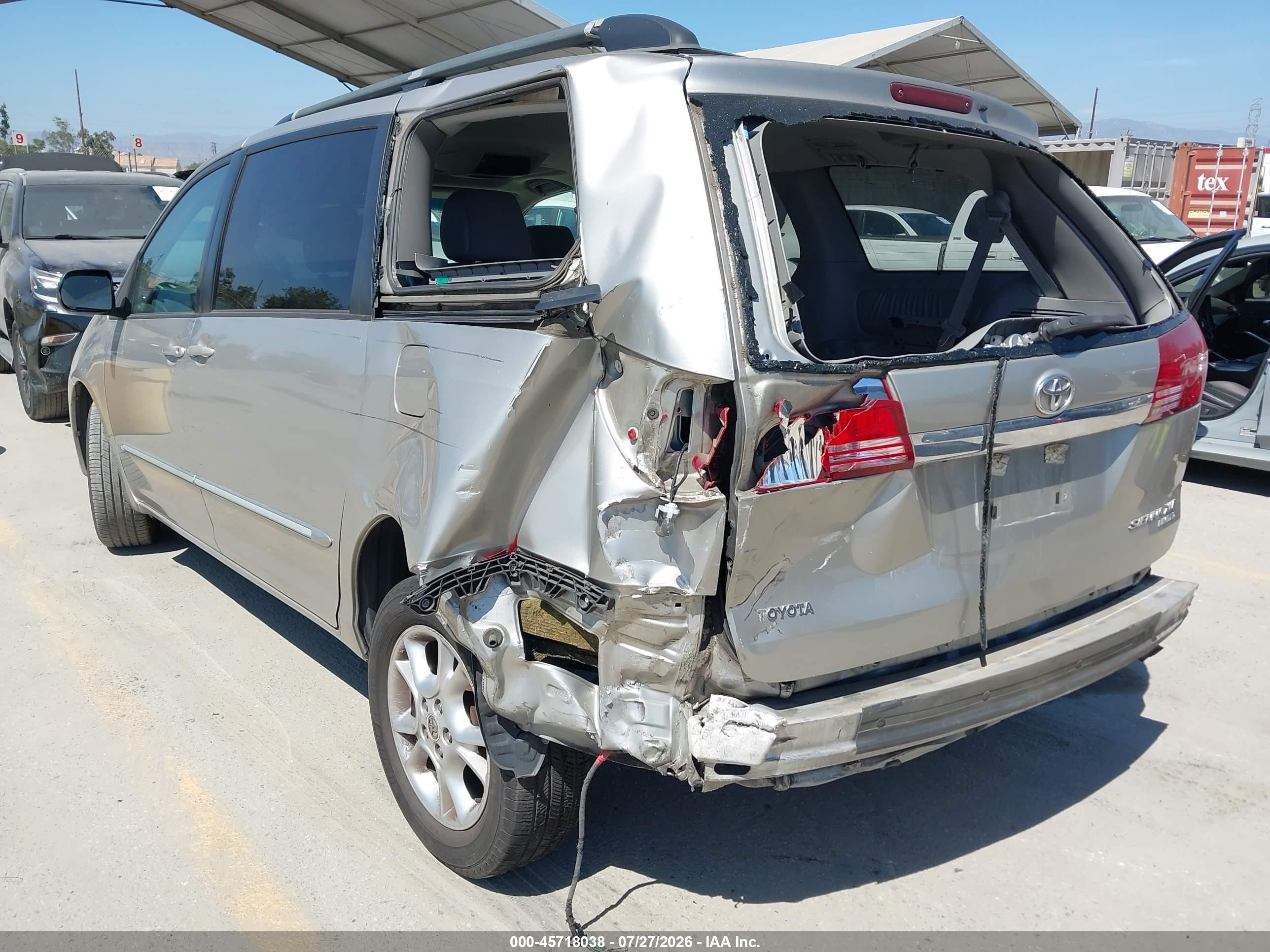 2004 Toyota Sienna Xle Limited Желто-коричневый vin: 5TDZA22C64S220169