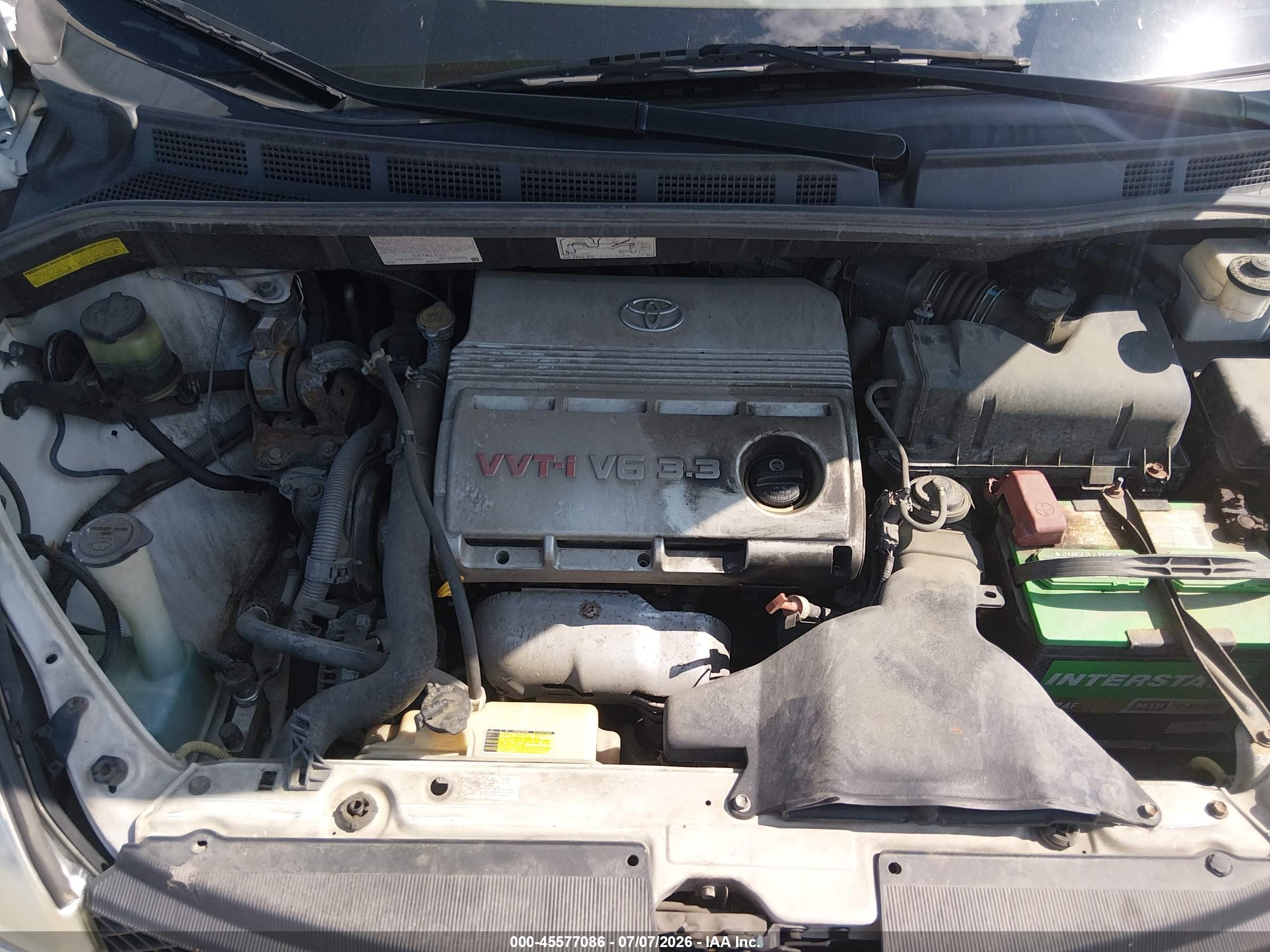 2005 Toyota Sienna Xle White vin: 5TDZA22C65S227737