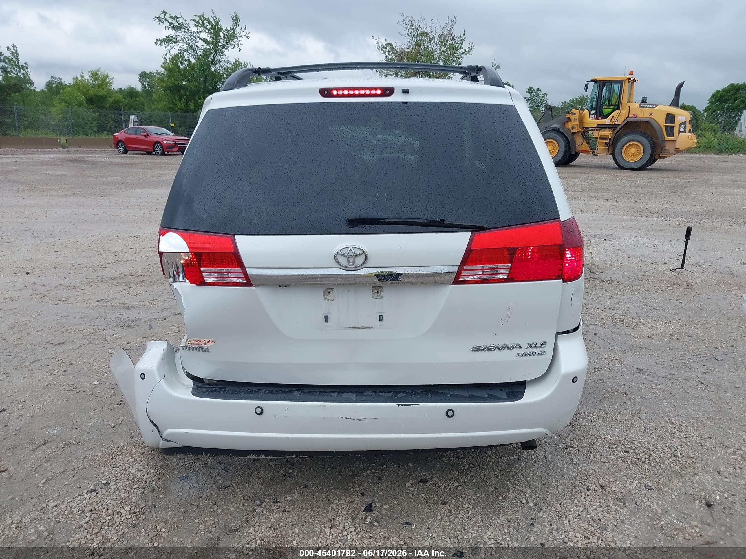 2005 Toyota Sienna Xle Limited White vin: 5TDZA22C65S323416