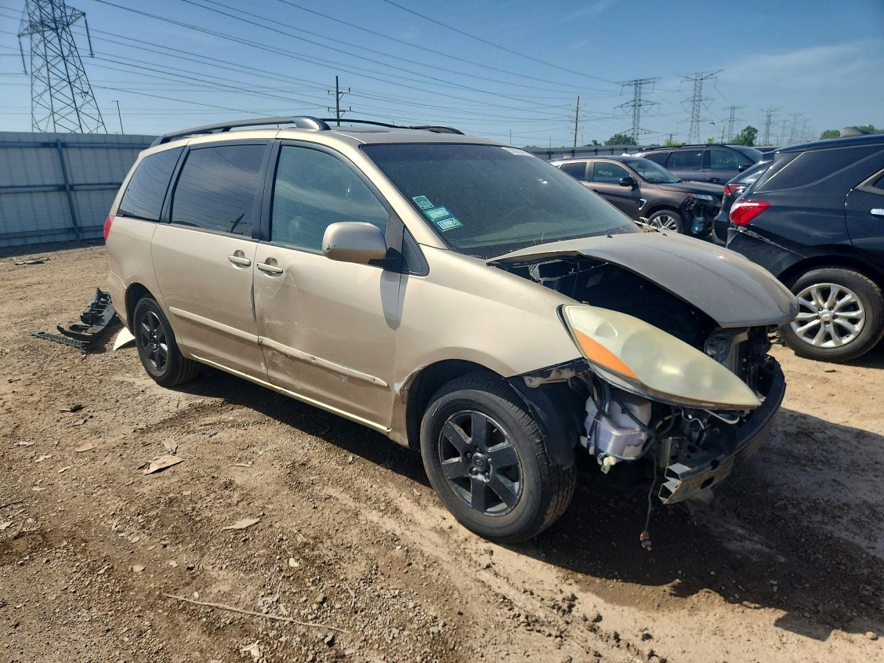 2006 Toyota Sienna Xle 7 Passenger Gold vin: 5TDZA22C66S411304