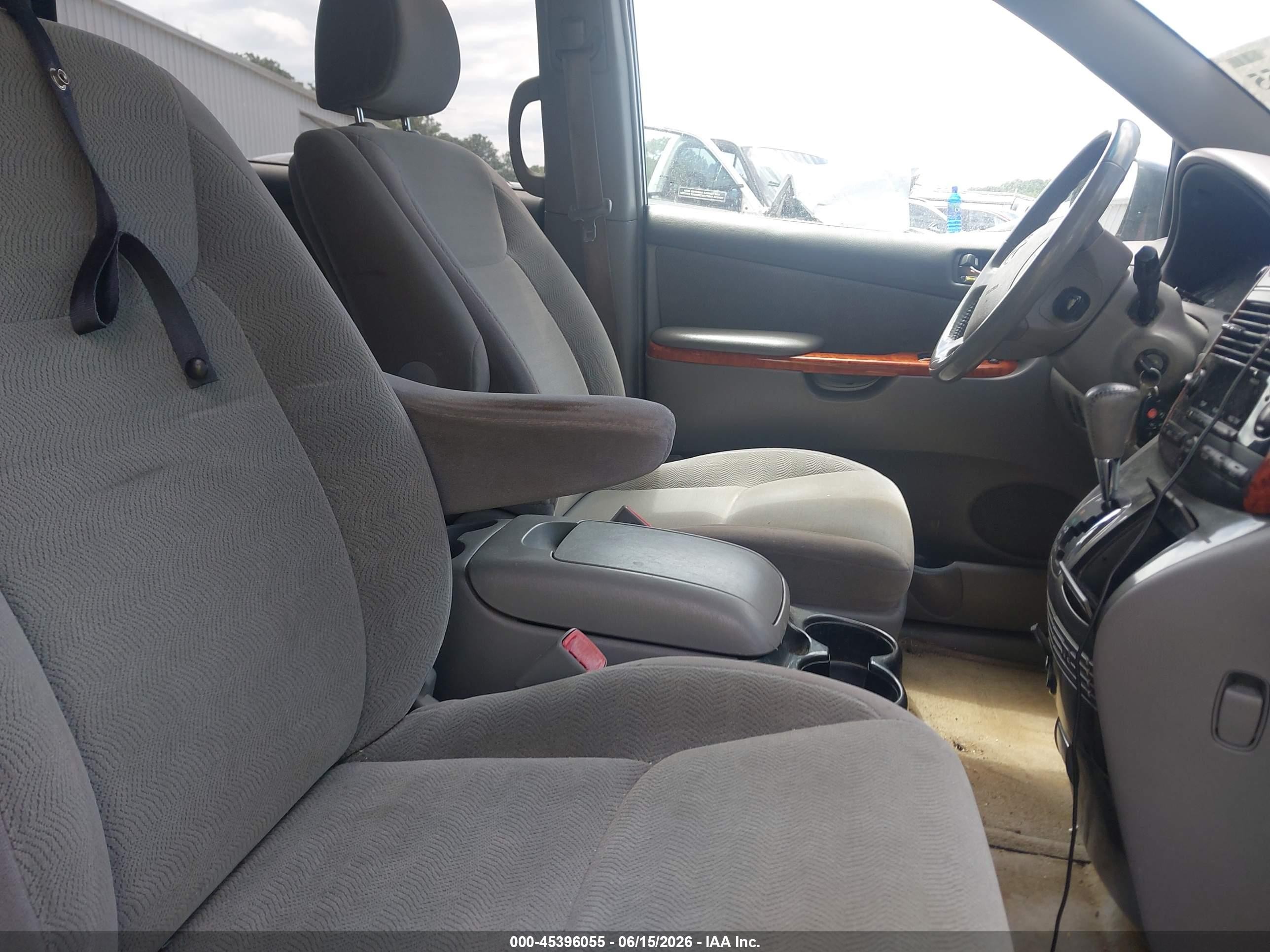 2006 Toyota Sienna Xle Gray vin: 5TDZA22C66S484883