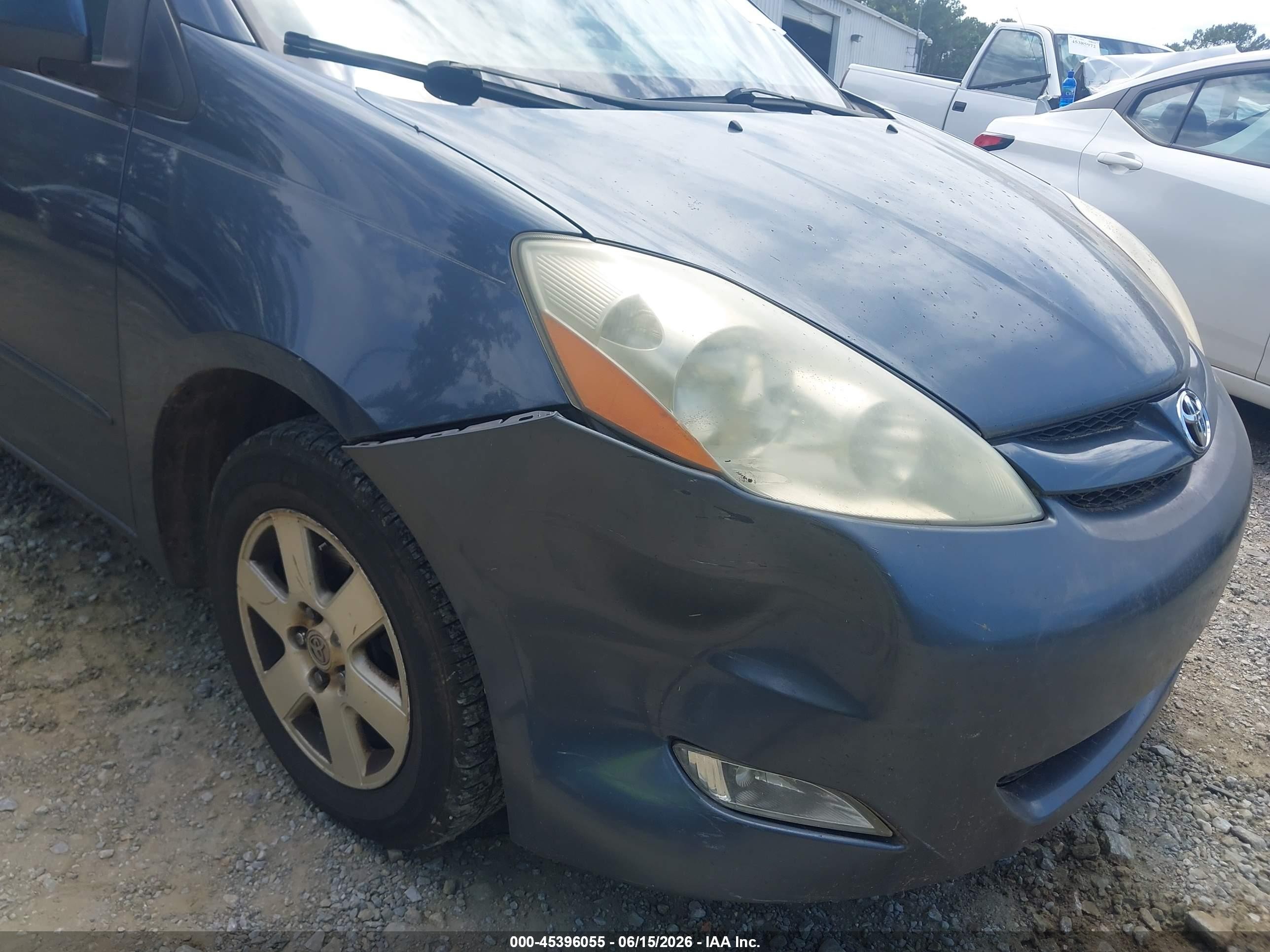 2006 Toyota Sienna Xle Gray vin: 5TDZA22C66S484883