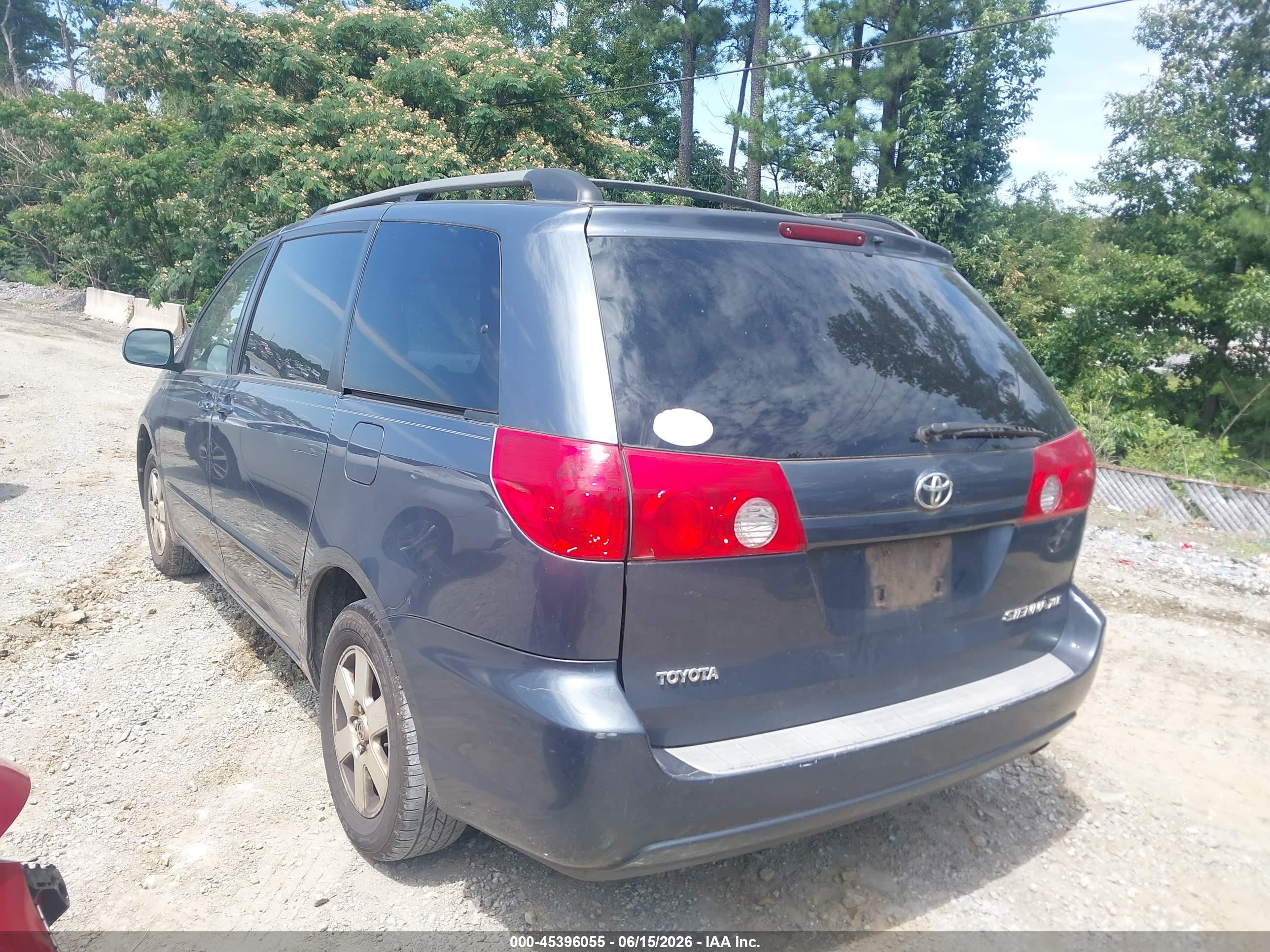 2006 Toyota Sienna Xle Gray vin: 5TDZA22C66S484883