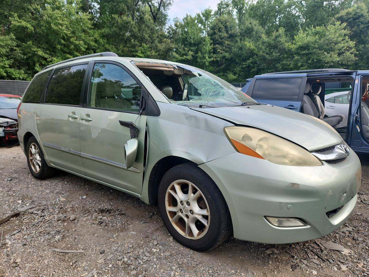 2006 Toyota Sienna Xle Limited 7 Passenger Green vin: 5TDZA22C66S485242