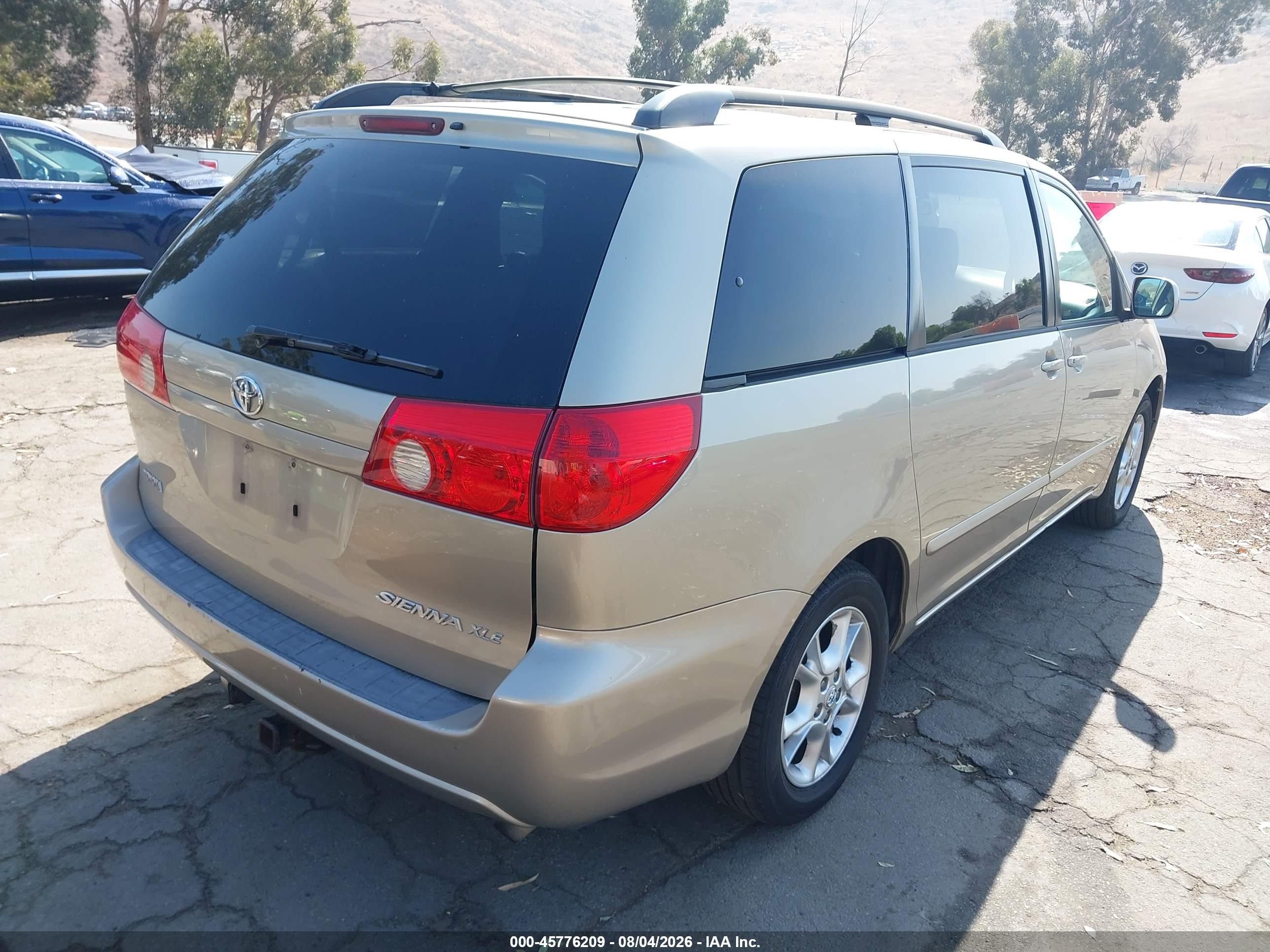 2006 Toyota Sienna Xle Champagne vin: 5TDZA22C66S547349