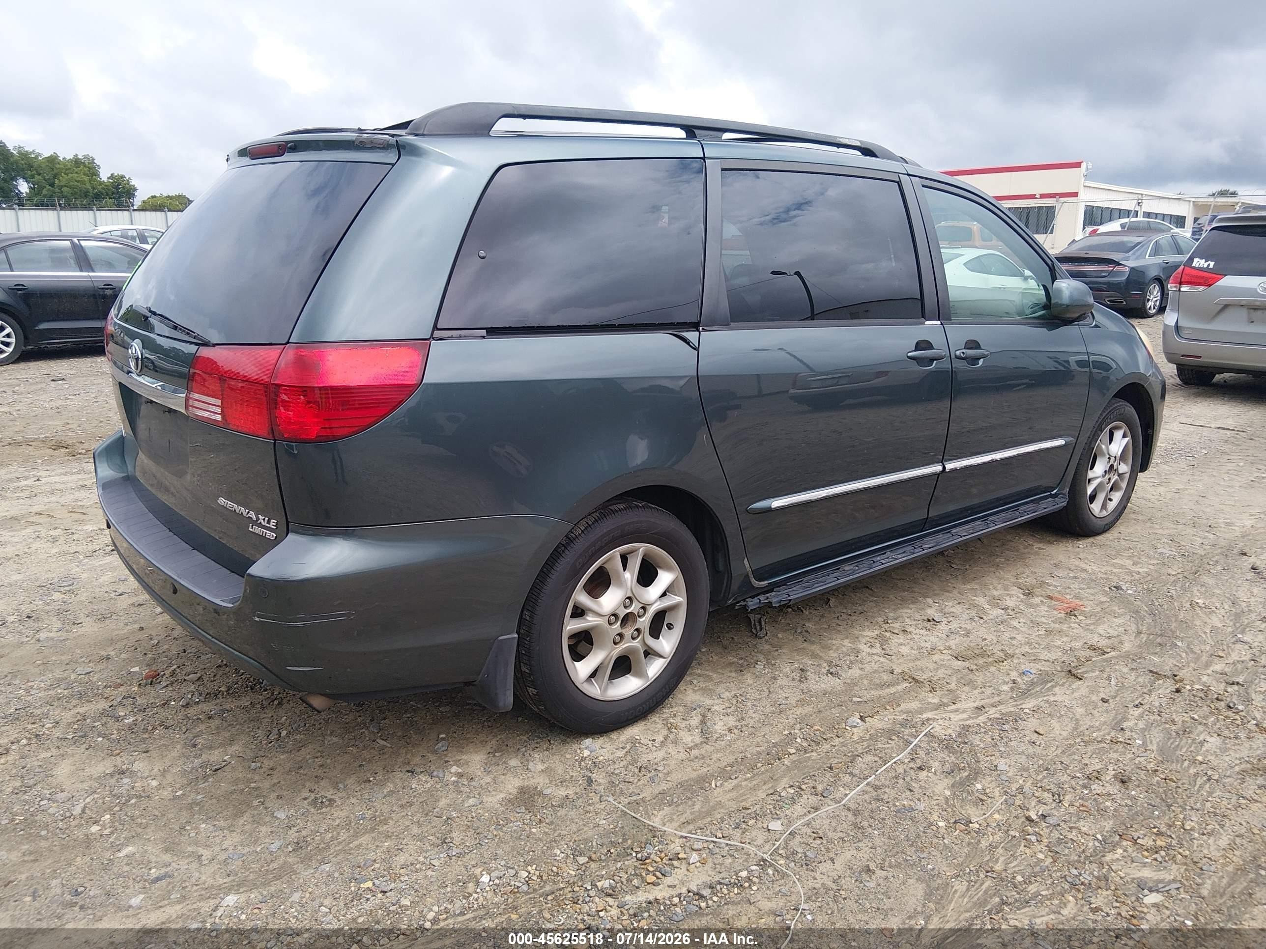 2004 Toyota Sienna Xle Limited Green vin: 5TDZA22C74S085932