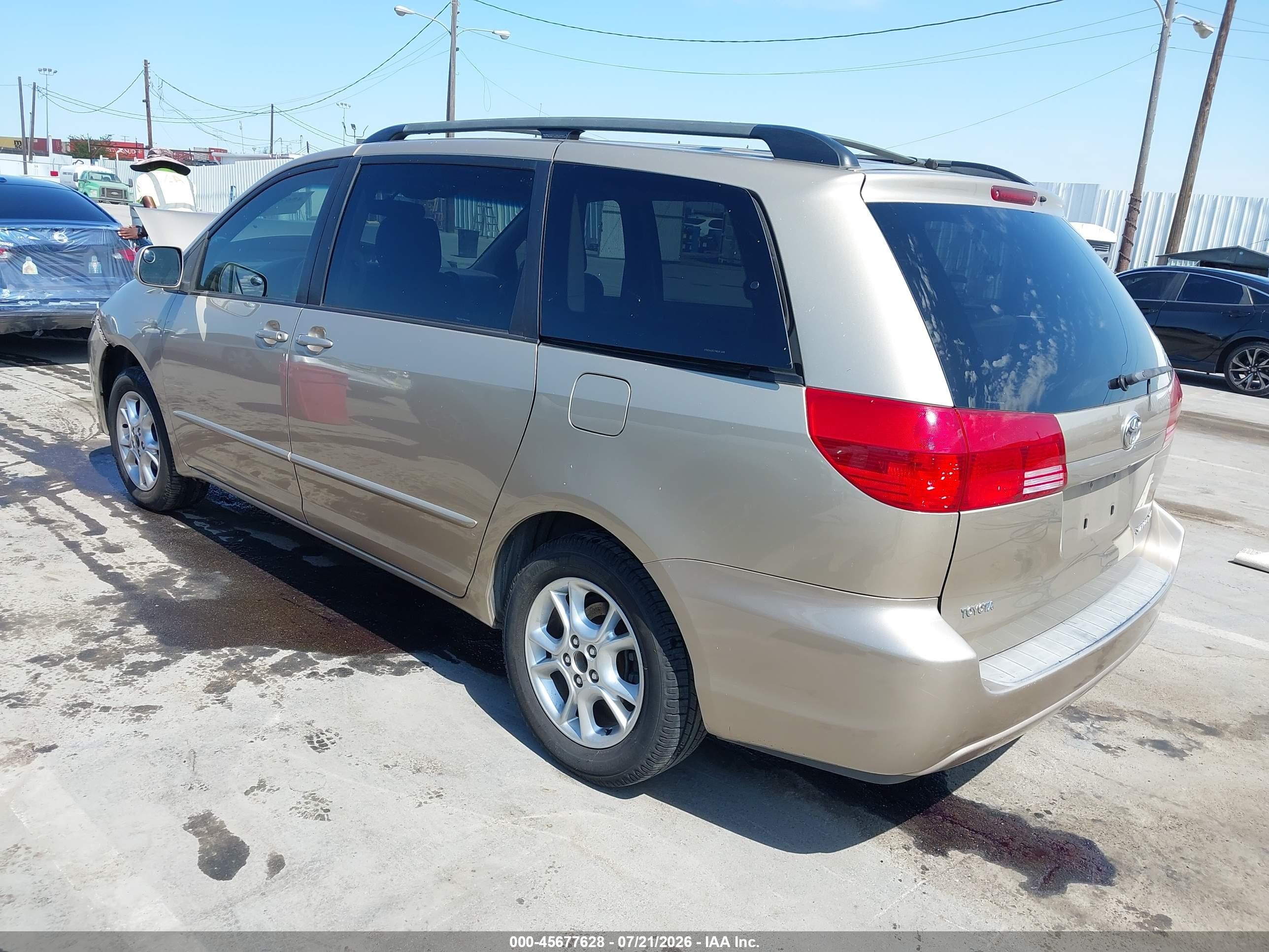 2004 Toyota Sienna Xle Tan vin: 5TDZA22C74S130206