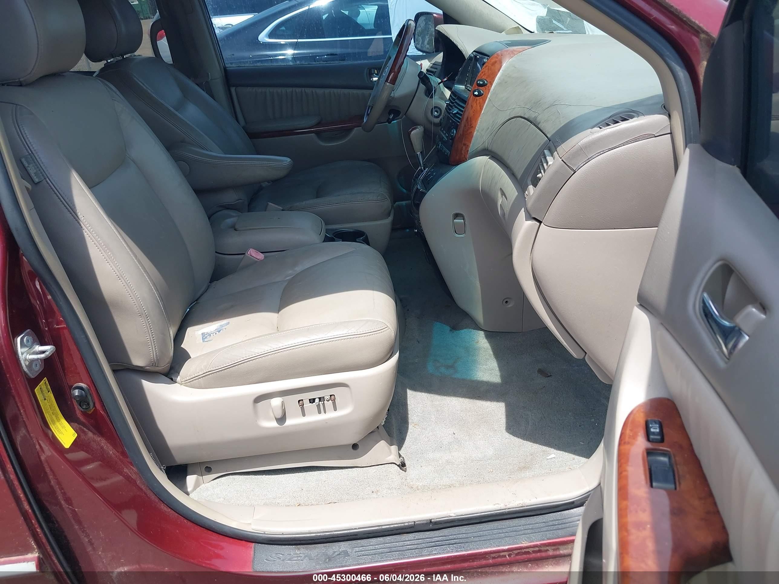 2005 Toyota Sienna Xle Limited Red vin: 5TDZA22C75S240934