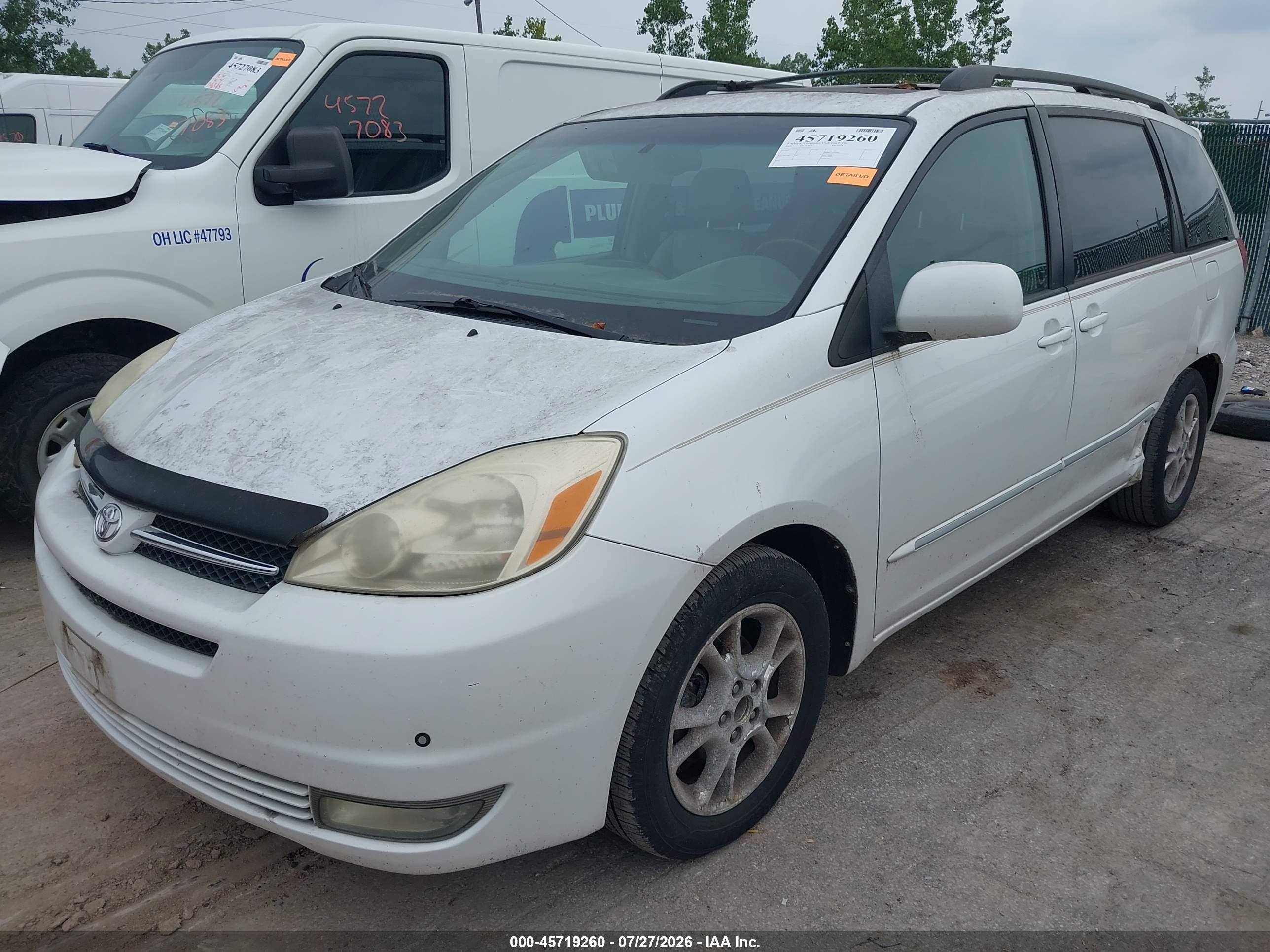 2005 Toyota Sienna Xle Limited White vin: 5TDZA22C75S246409