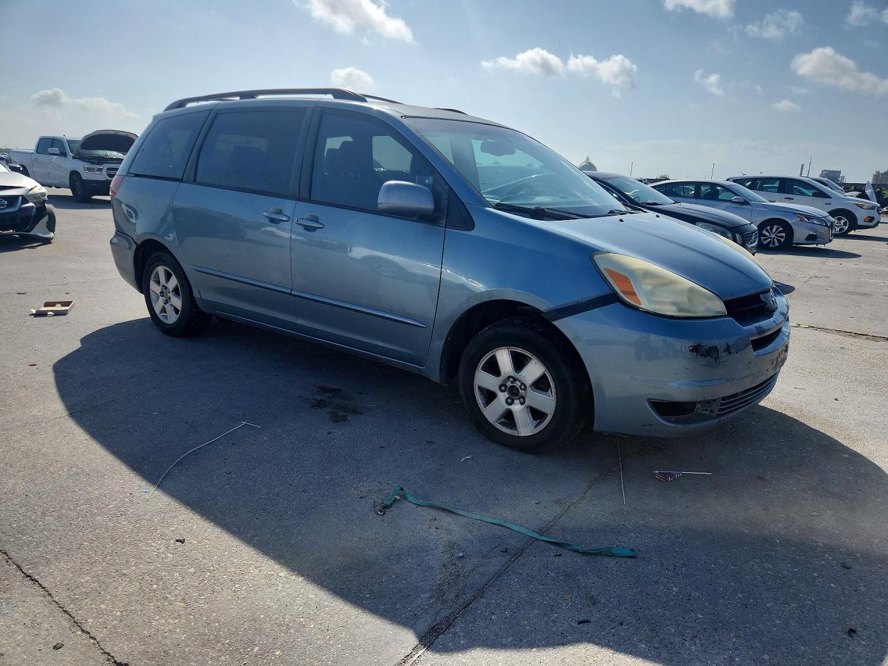 2005 Toyota Sienna Xle 7 Passenger Blue vin: 5TDZA22C75S280284