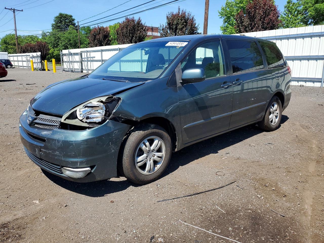2005 Toyota Sienna Xle 7 Passenger Green vin: 5TDZA22C75S299594