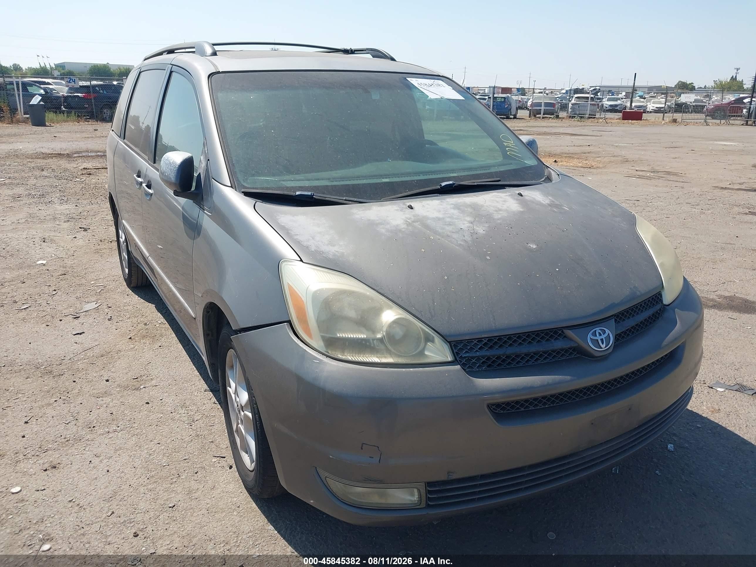 2005 Toyota Sienna Xle Серый vin: 5TDZA22C75S364413