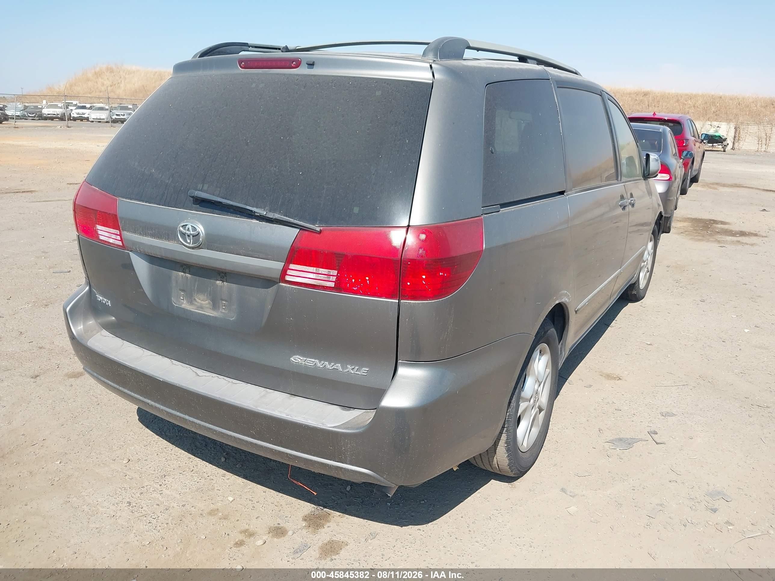 2005 Toyota Sienna Xle Gray vin: 5TDZA22C75S364413