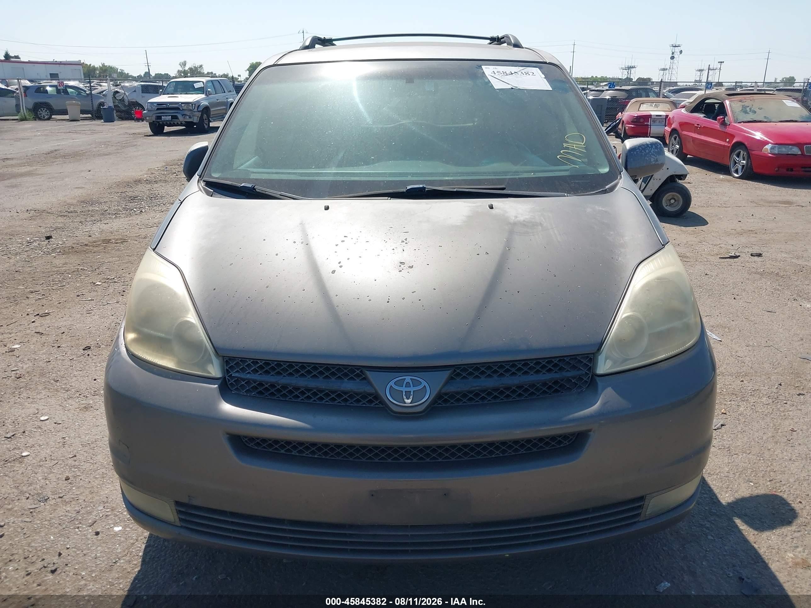 2005 Toyota Sienna Xle Gray vin: 5TDZA22C75S364413