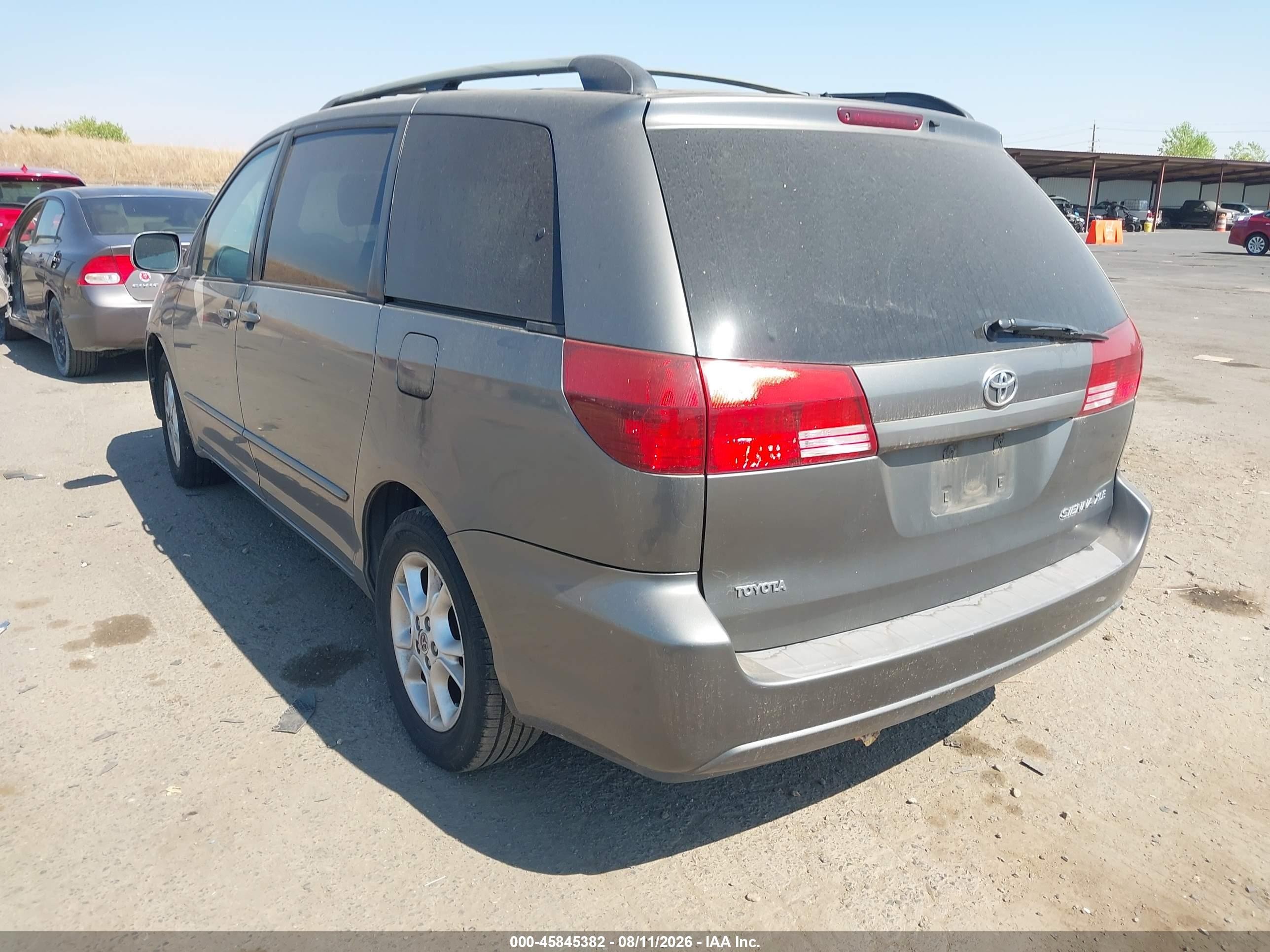 2005 Toyota Sienna Xle Gray vin: 5TDZA22C75S364413