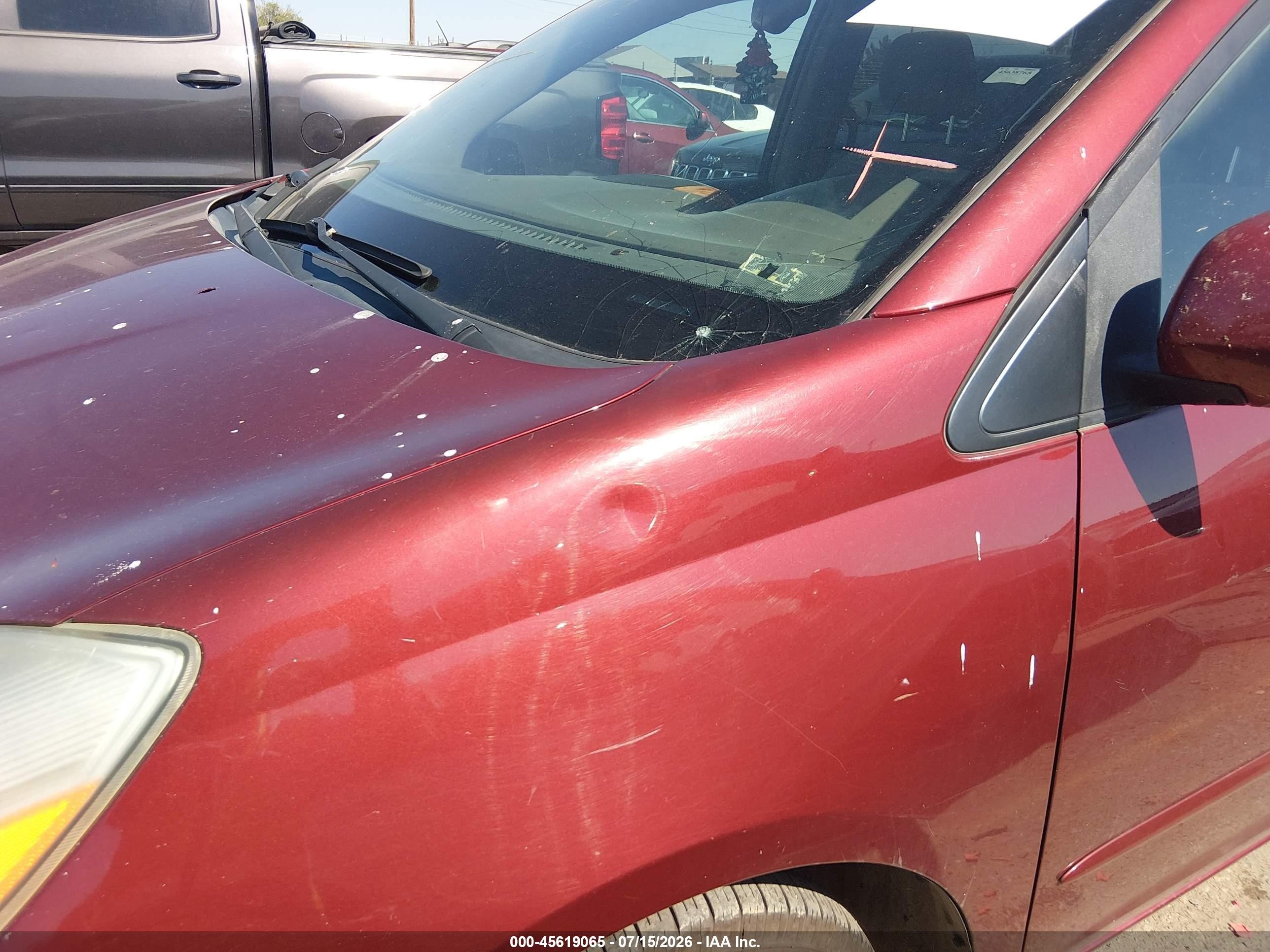 2006 Toyota Sienna Xle Red vin: 5TDZA22C76S393640