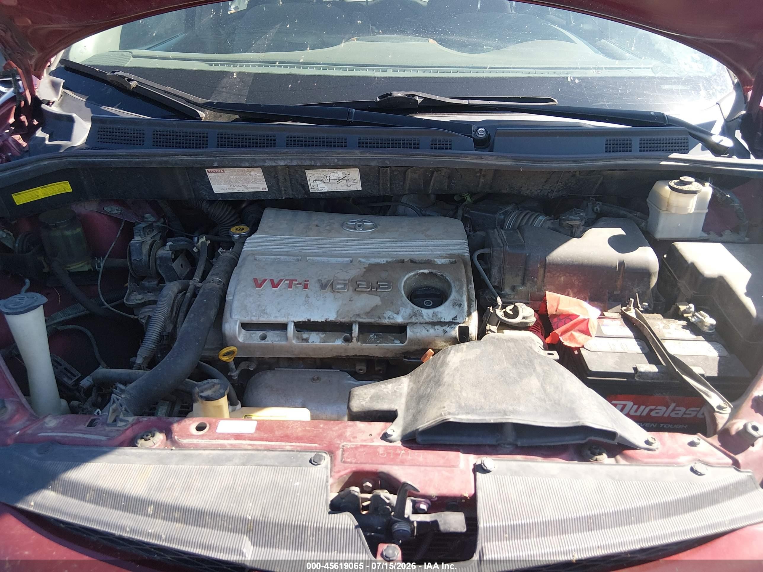 2006 Toyota Sienna Xle Red vin: 5TDZA22C76S393640