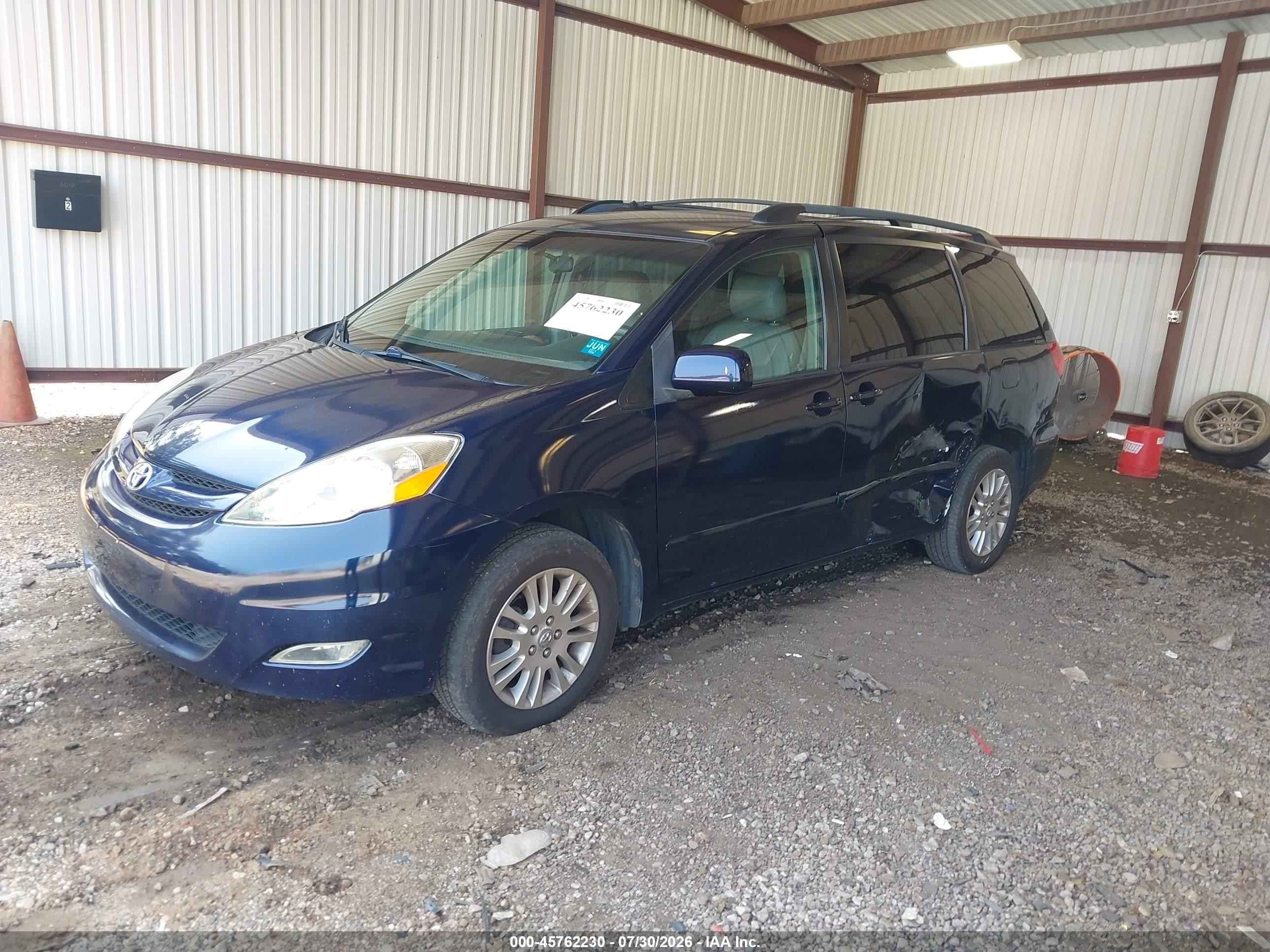 2006 Toyota Sienna Xle Blue vin: 5TDZA22C76S436325