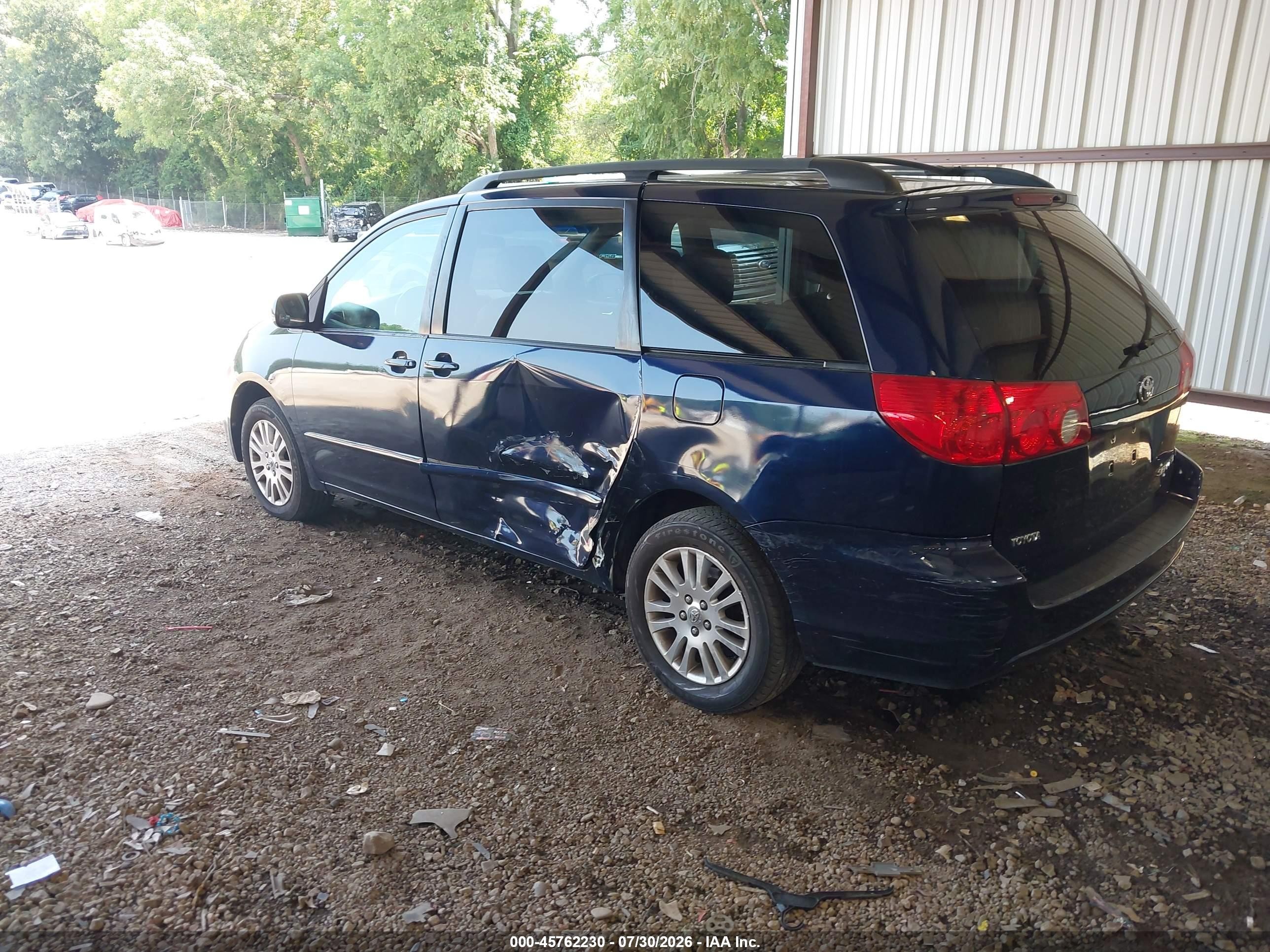 2006 Toyota Sienna Xle Blue vin: 5TDZA22C76S436325