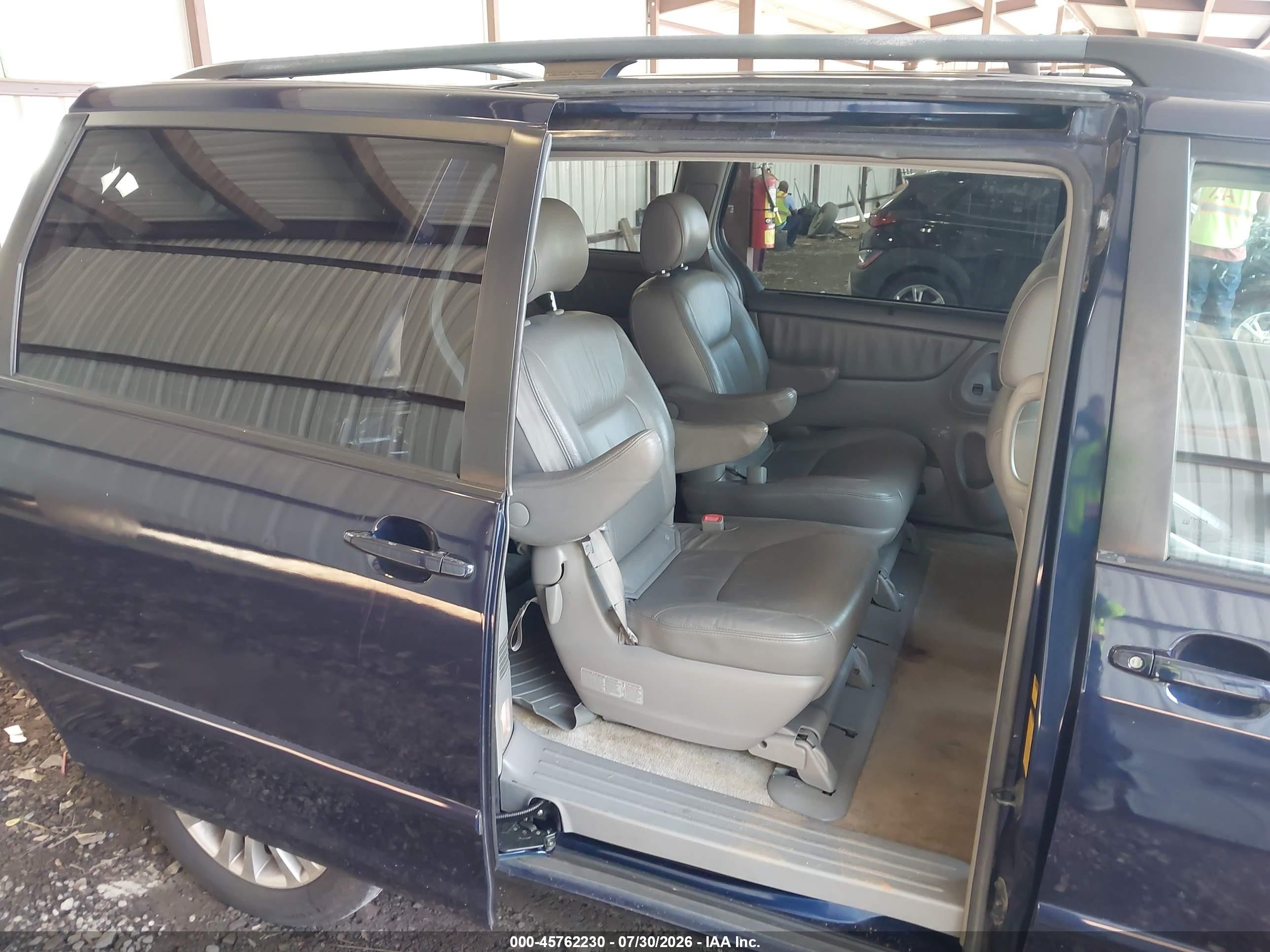 2006 Toyota Sienna Xle Blue vin: 5TDZA22C76S436325