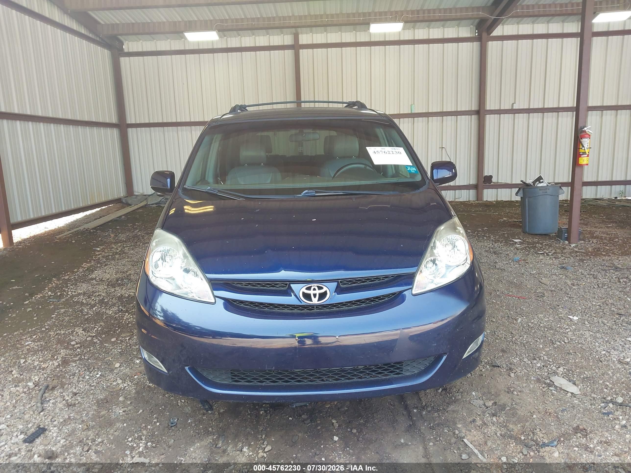2006 Toyota Sienna Xle Blue vin: 5TDZA22C76S436325