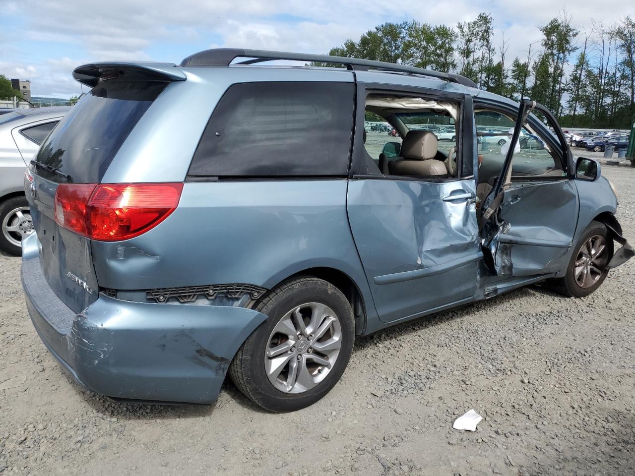 2006 Toyota Sienna Xle Синий vin: 5TDZA22C76S477649