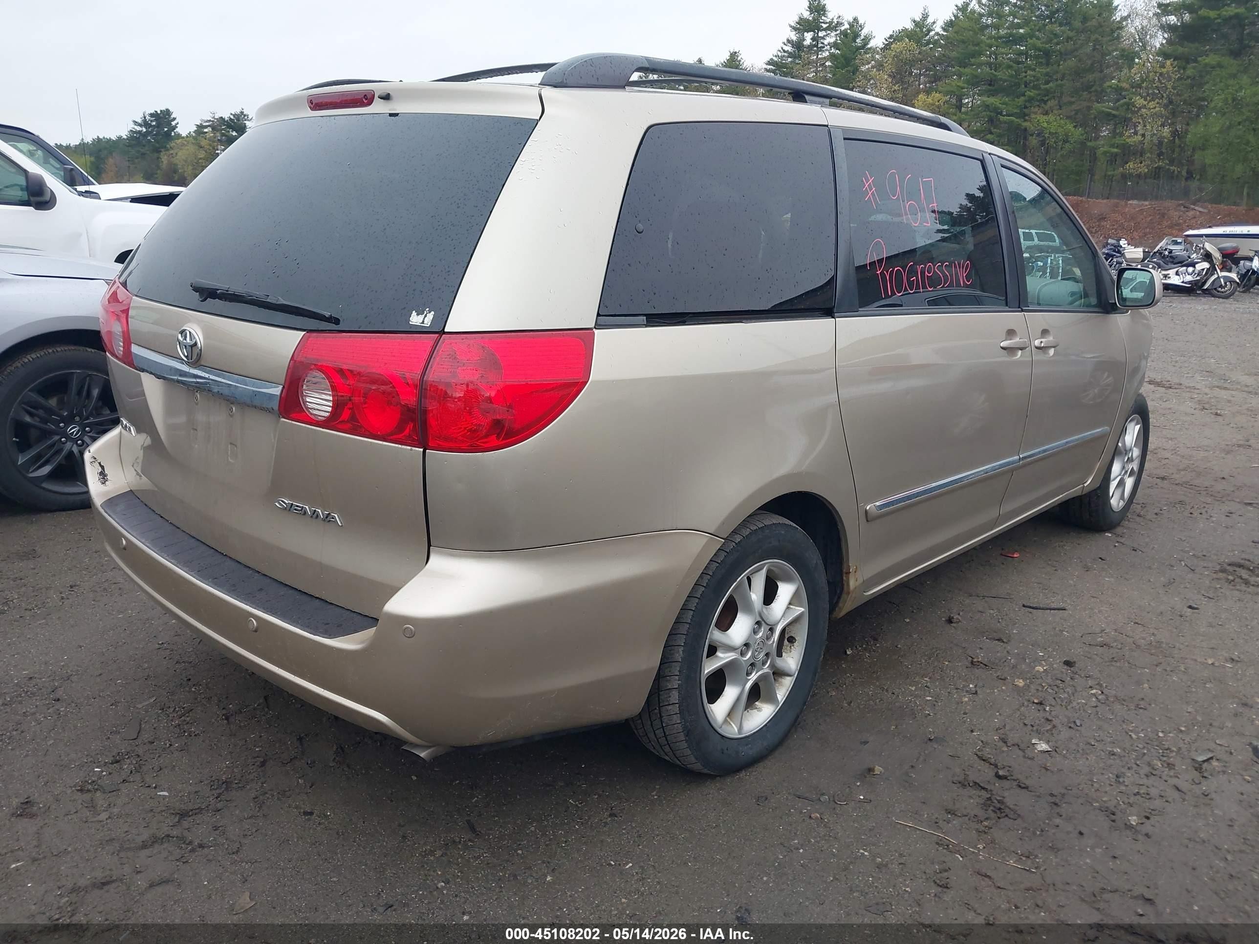 2006 Toyota Sienna Xle Limited Золотой vin: 5TDZA22C76S548476