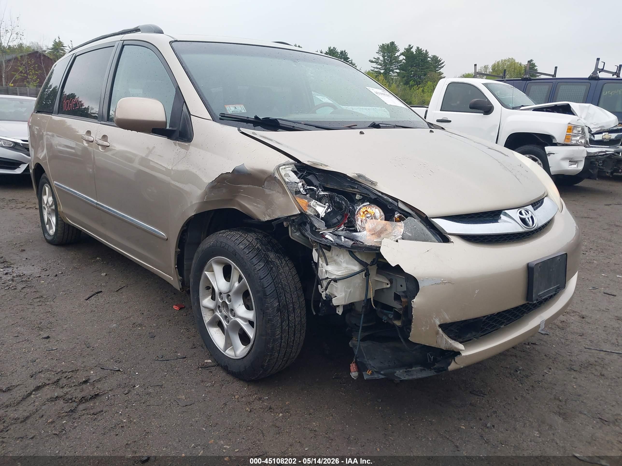 2006 Toyota Sienna Xle Limited Золотой vin: 5TDZA22C76S548476