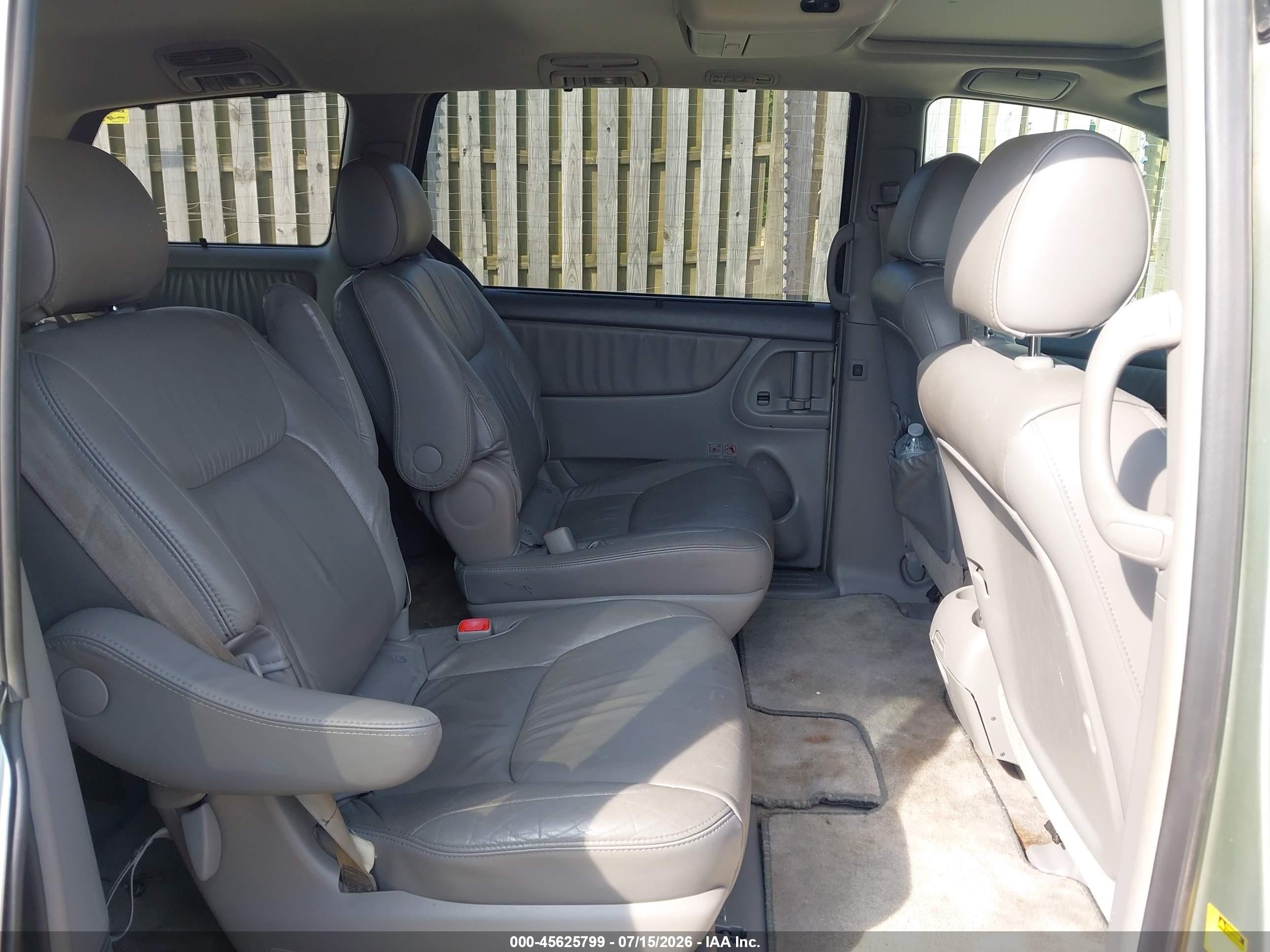 2006 Toyota Sienna Xle Green vin: 5TDZA22C76S580084