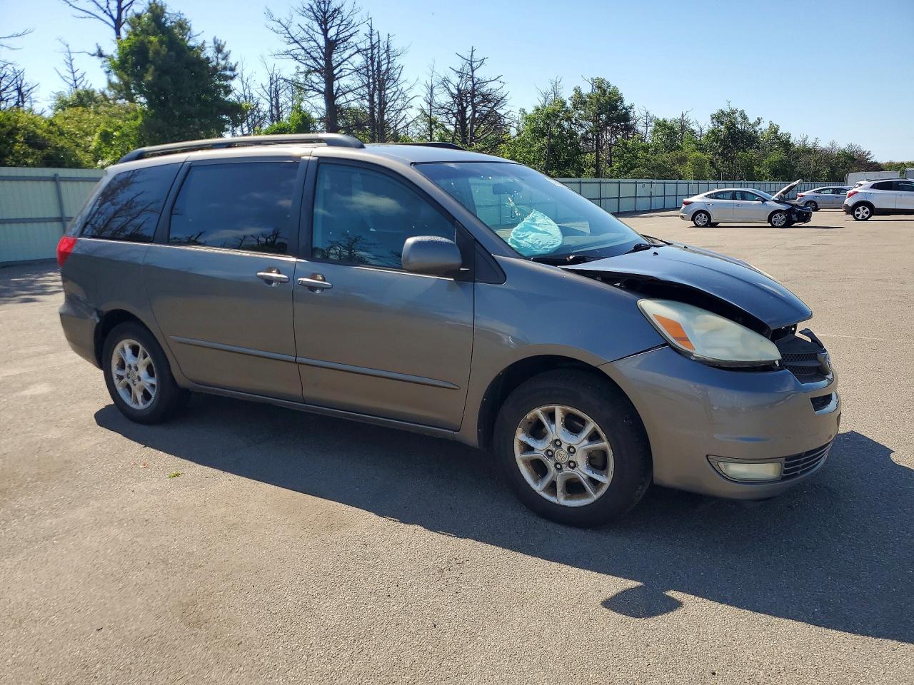 2004 Toyota Sienna Xle 7 Passenger Gray vin: 5TDZA22C84S074096