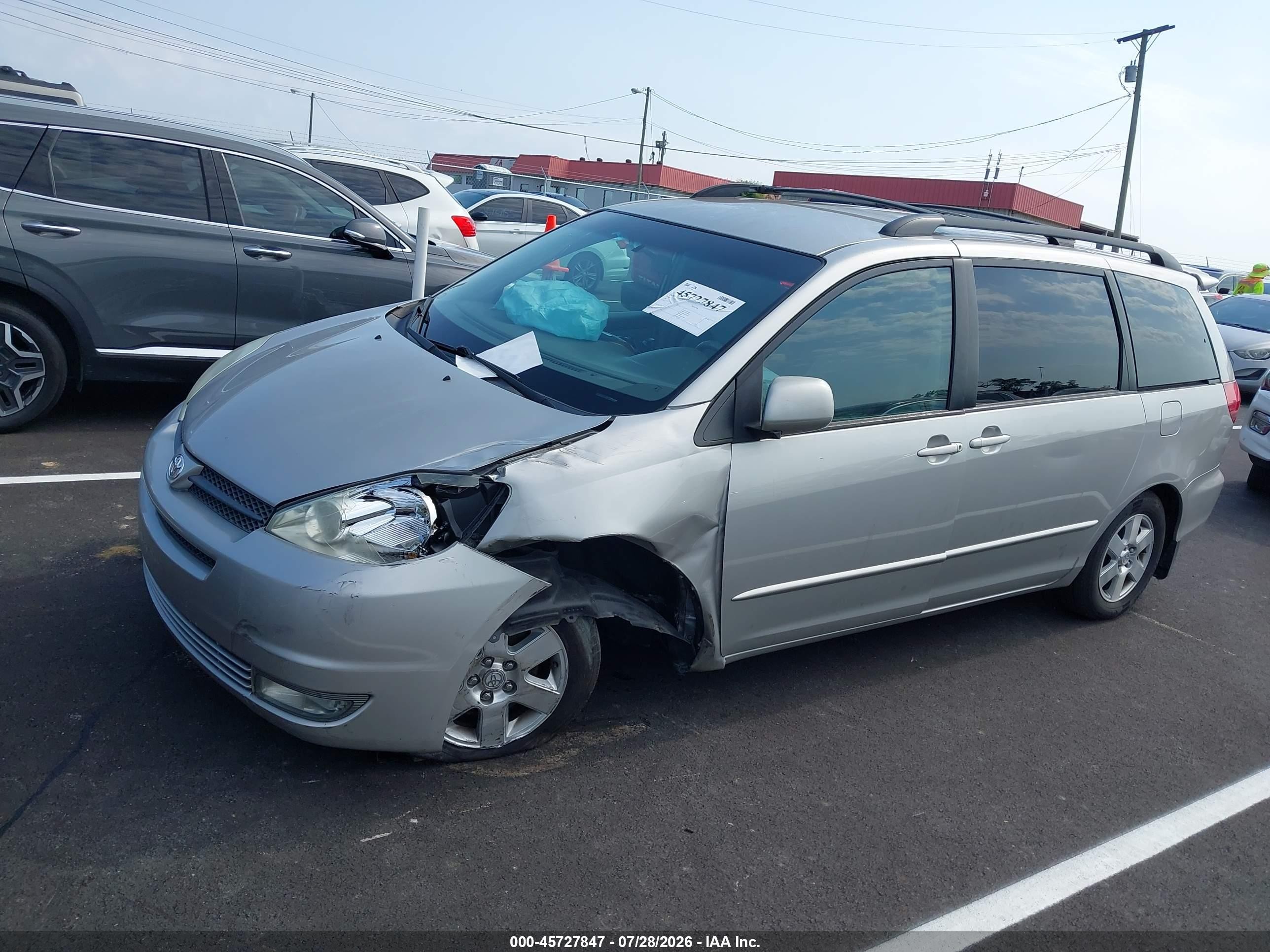 2004 Toyota Sienna Xle/xle Limited Gray vin: 5TDZA22C84S083994