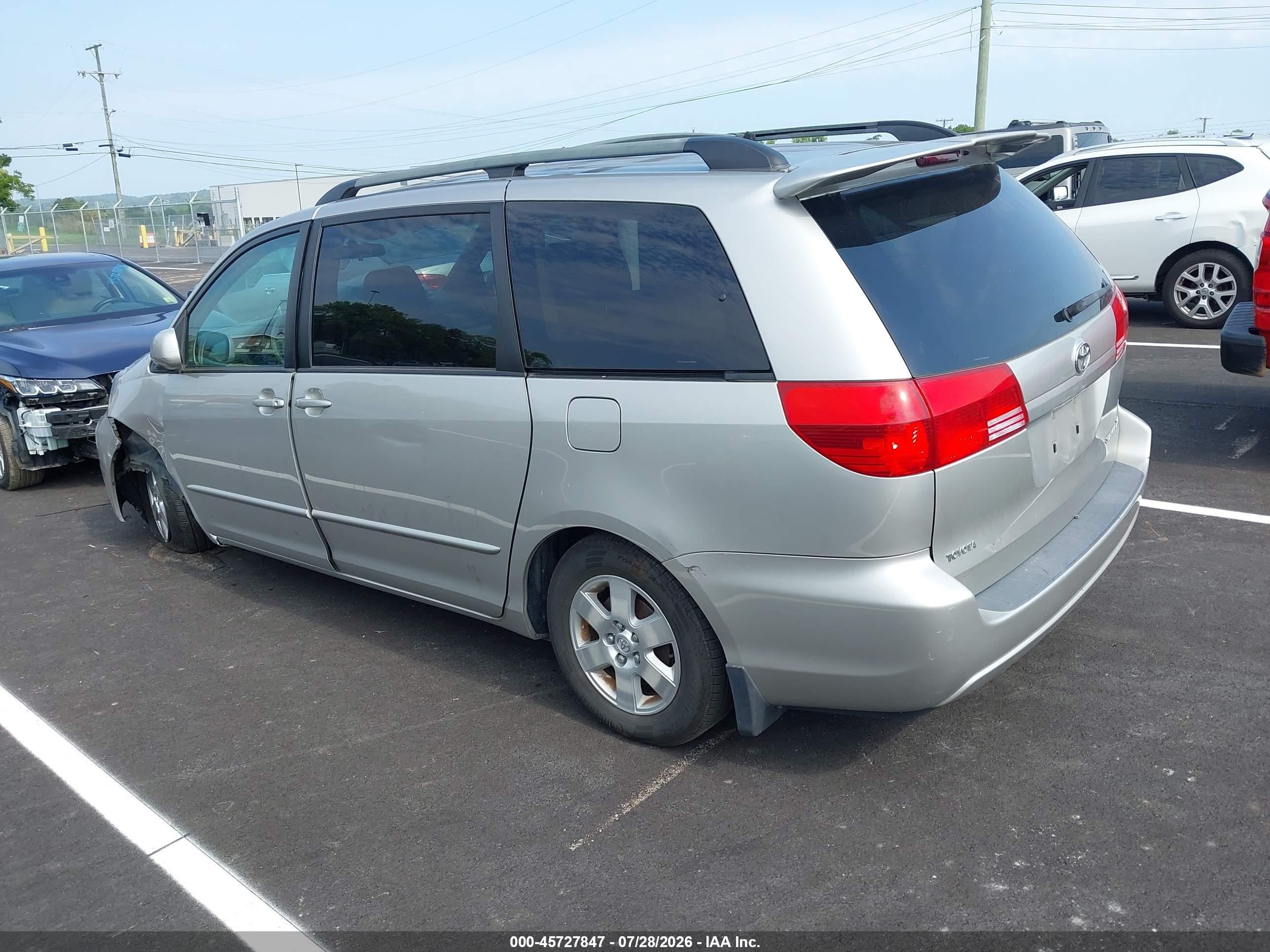 2004 Toyota Sienna Xle/xle Limited Gray vin: 5TDZA22C84S083994