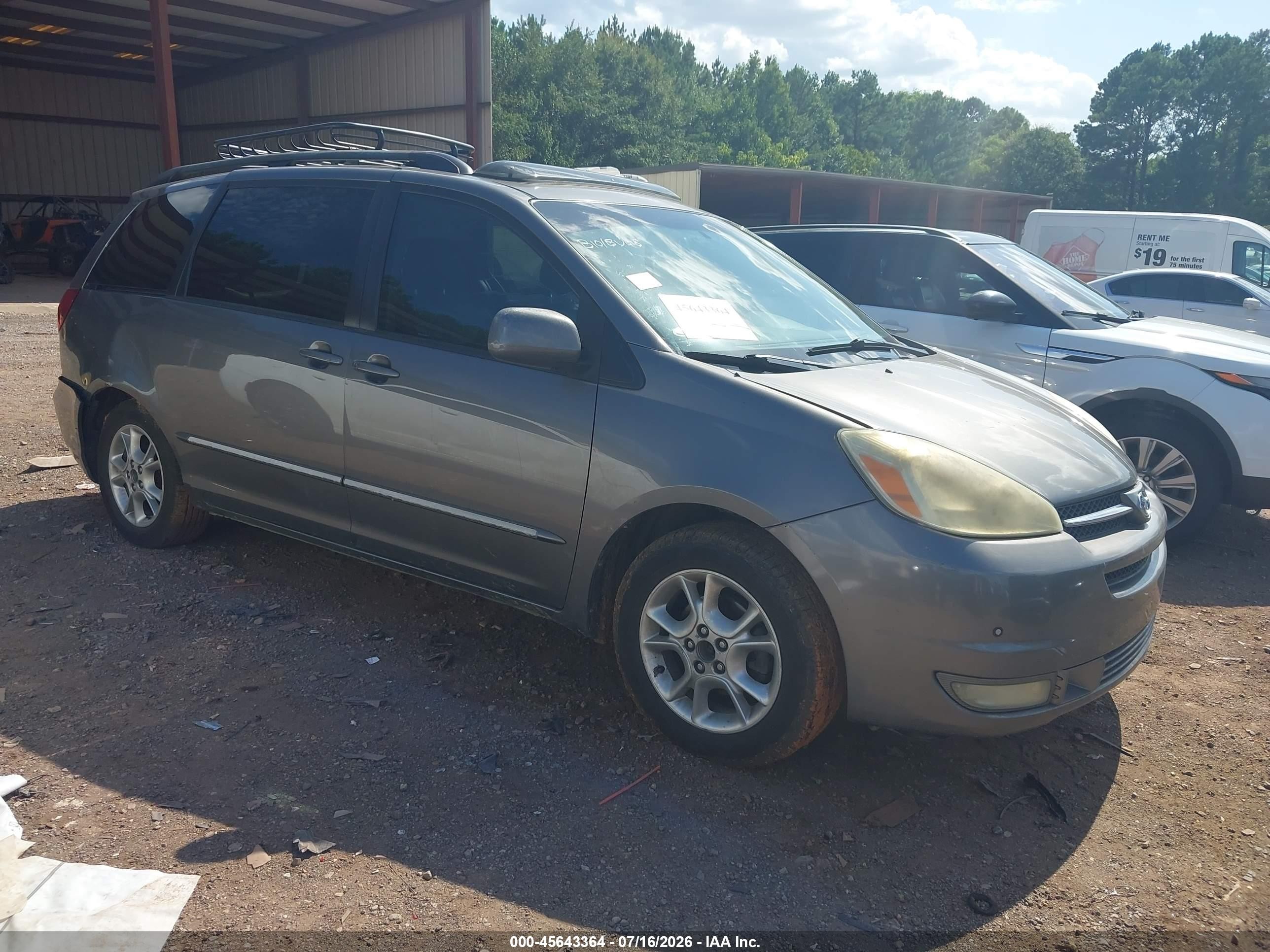 2004 Toyota Sienna Xle/xle Limited Gray vin: 5TDZA22C84S149329