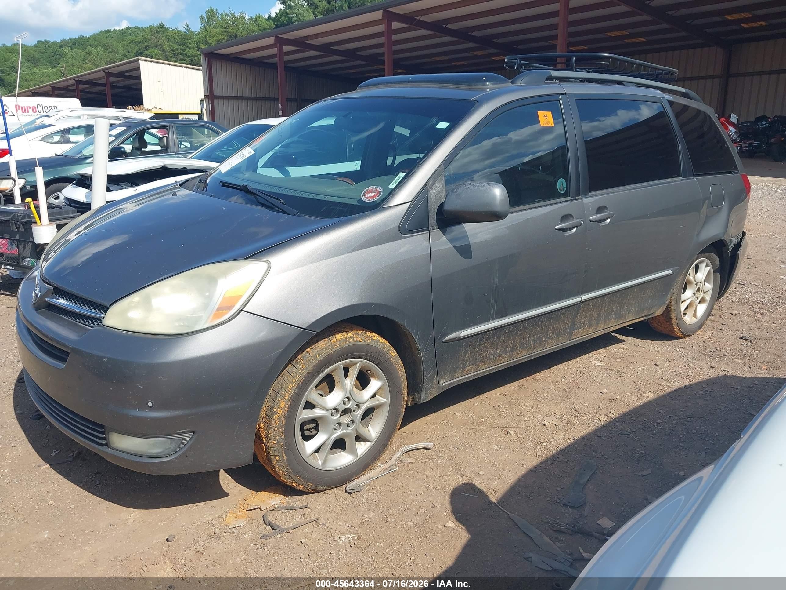 2004 Toyota Sienna Xle/xle Limited Gray vin: 5TDZA22C84S149329