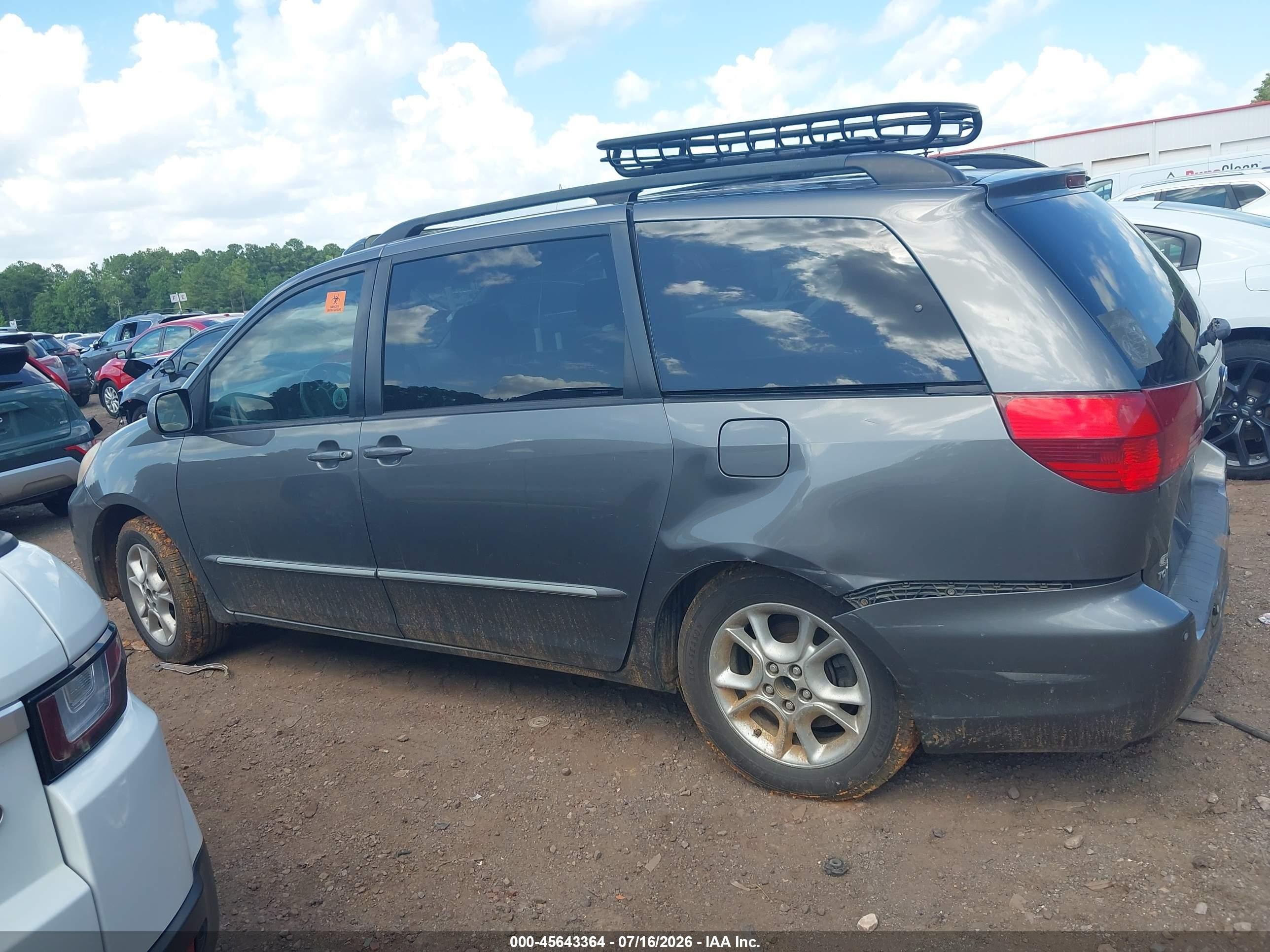 2004 Toyota Sienna Xle/xle Limited Gray vin: 5TDZA22C84S149329