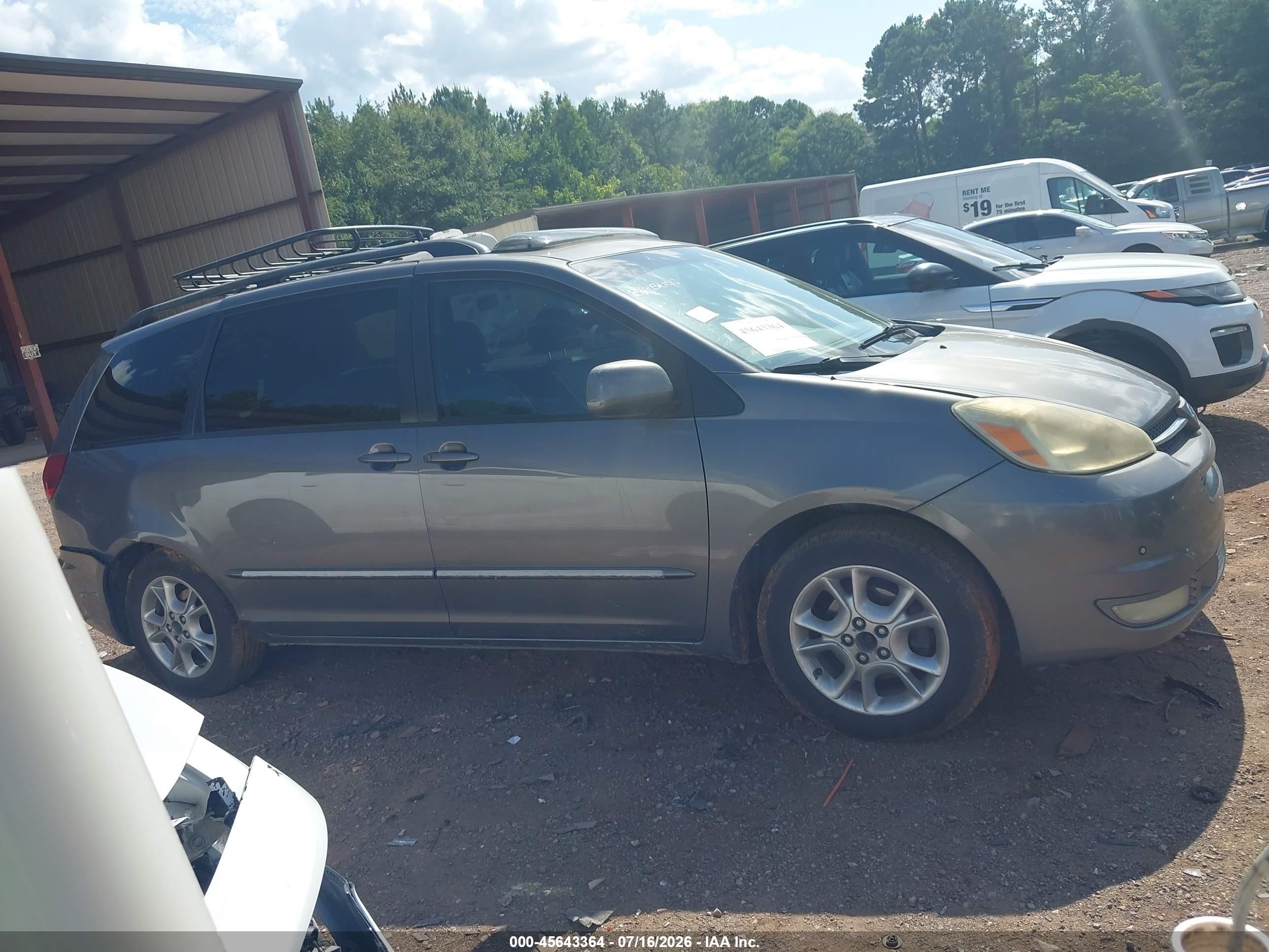2004 Toyota Sienna Xle/xle Limited Gray vin: 5TDZA22C84S149329