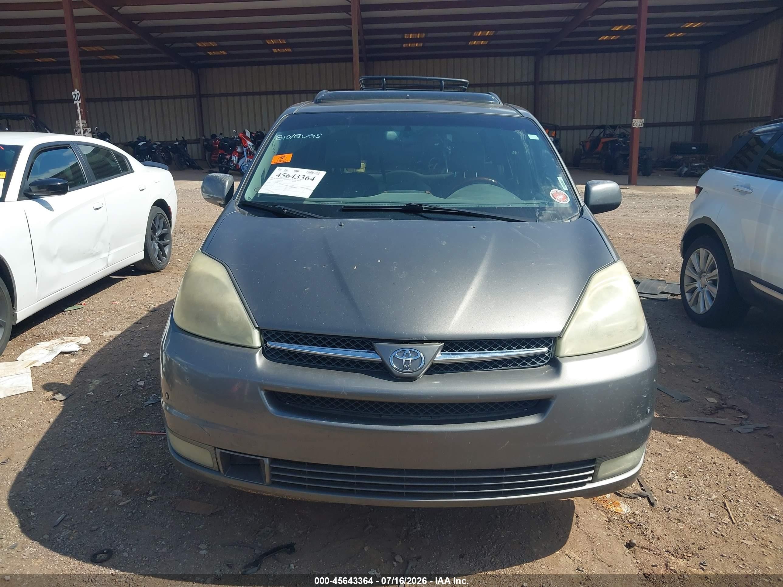 2004 Toyota Sienna Xle/xle Limited Gray vin: 5TDZA22C84S149329