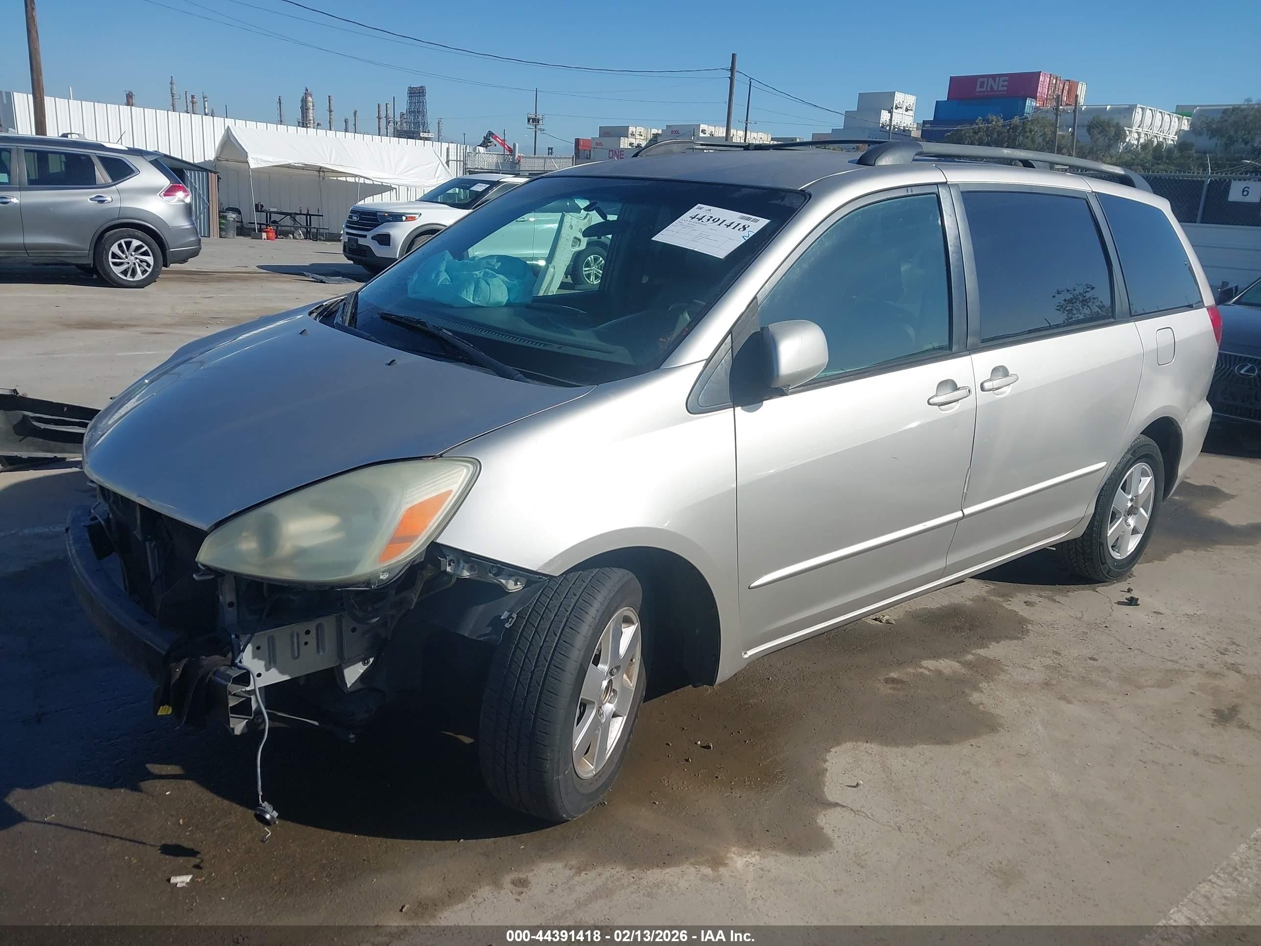 2004 Toyota Sienna Xle Gray vin: 5TDZA22C84S198367