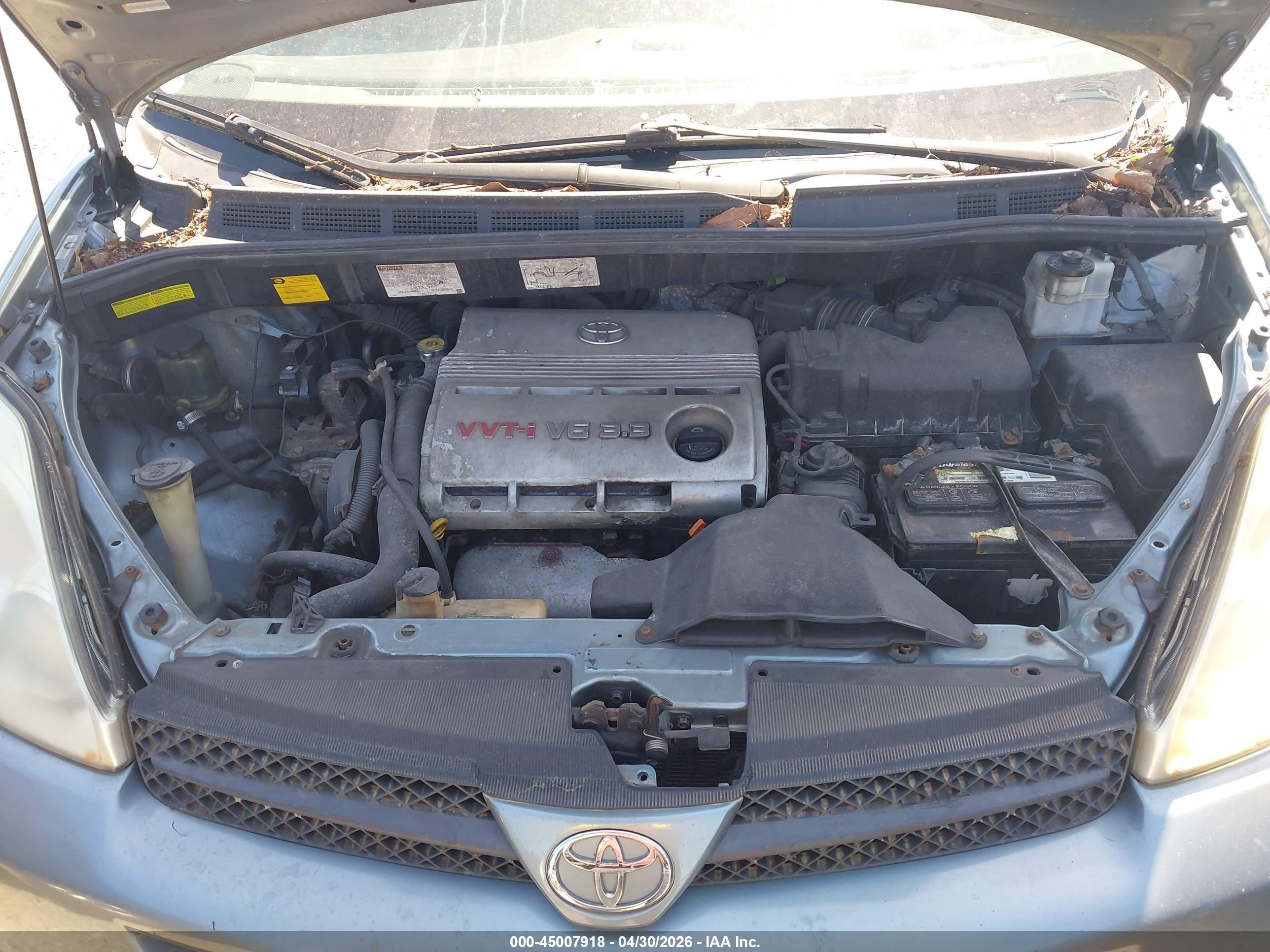 2004 Toyota Sienna Xle/xle Limited Blue vin: 5TDZA22C84S208489