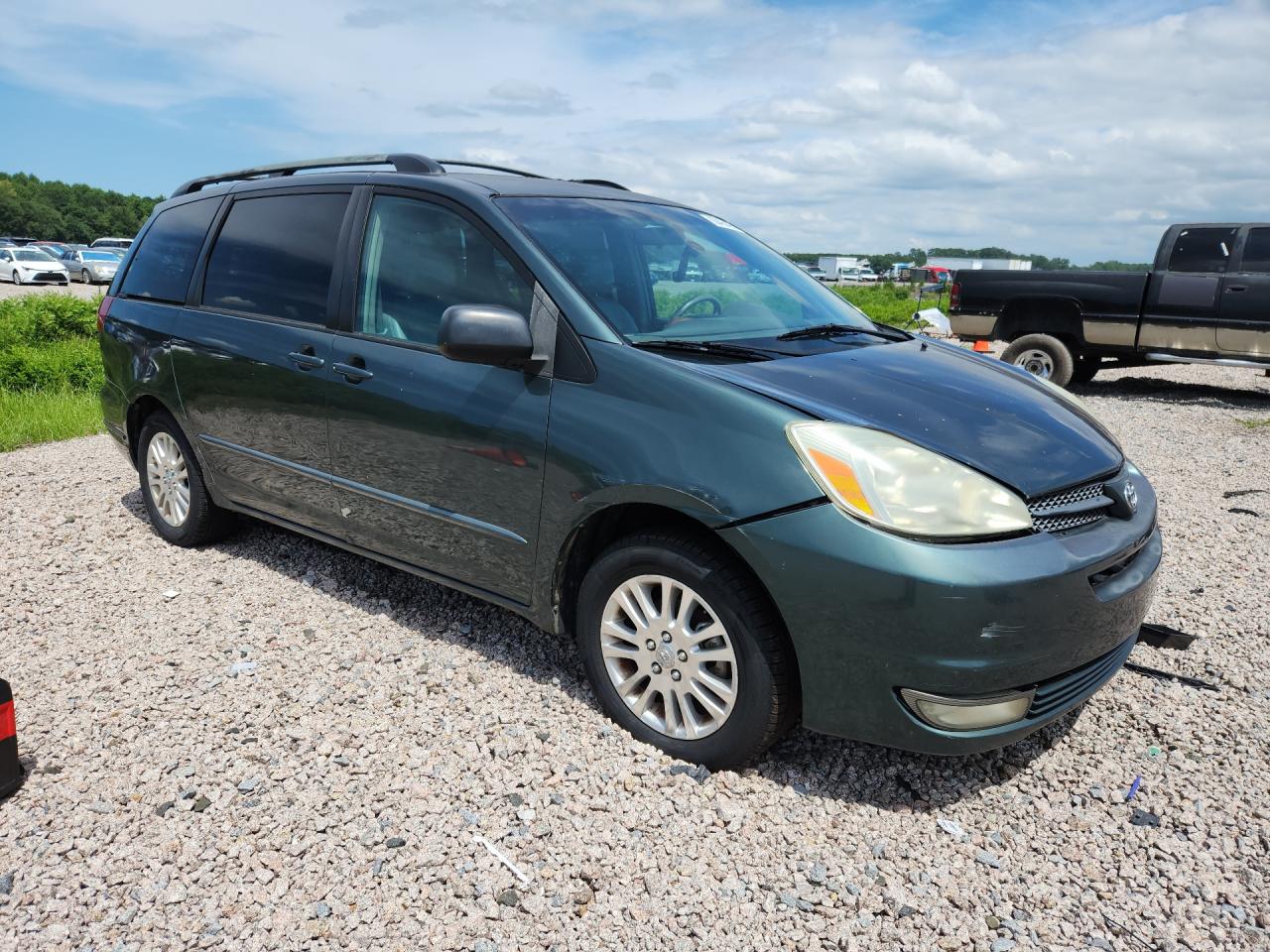 2004 Toyota Sienna Xle 7 Passenger Зеленый vin: 5TDZA22C84S214342