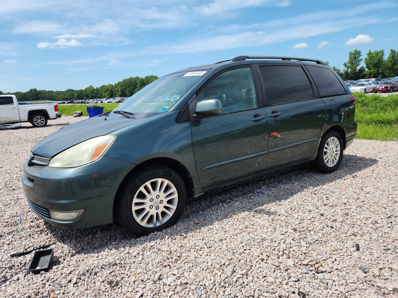 2004 Toyota Sienna Xle 7 Passenger Зеленый vin: 5TDZA22C84S214342