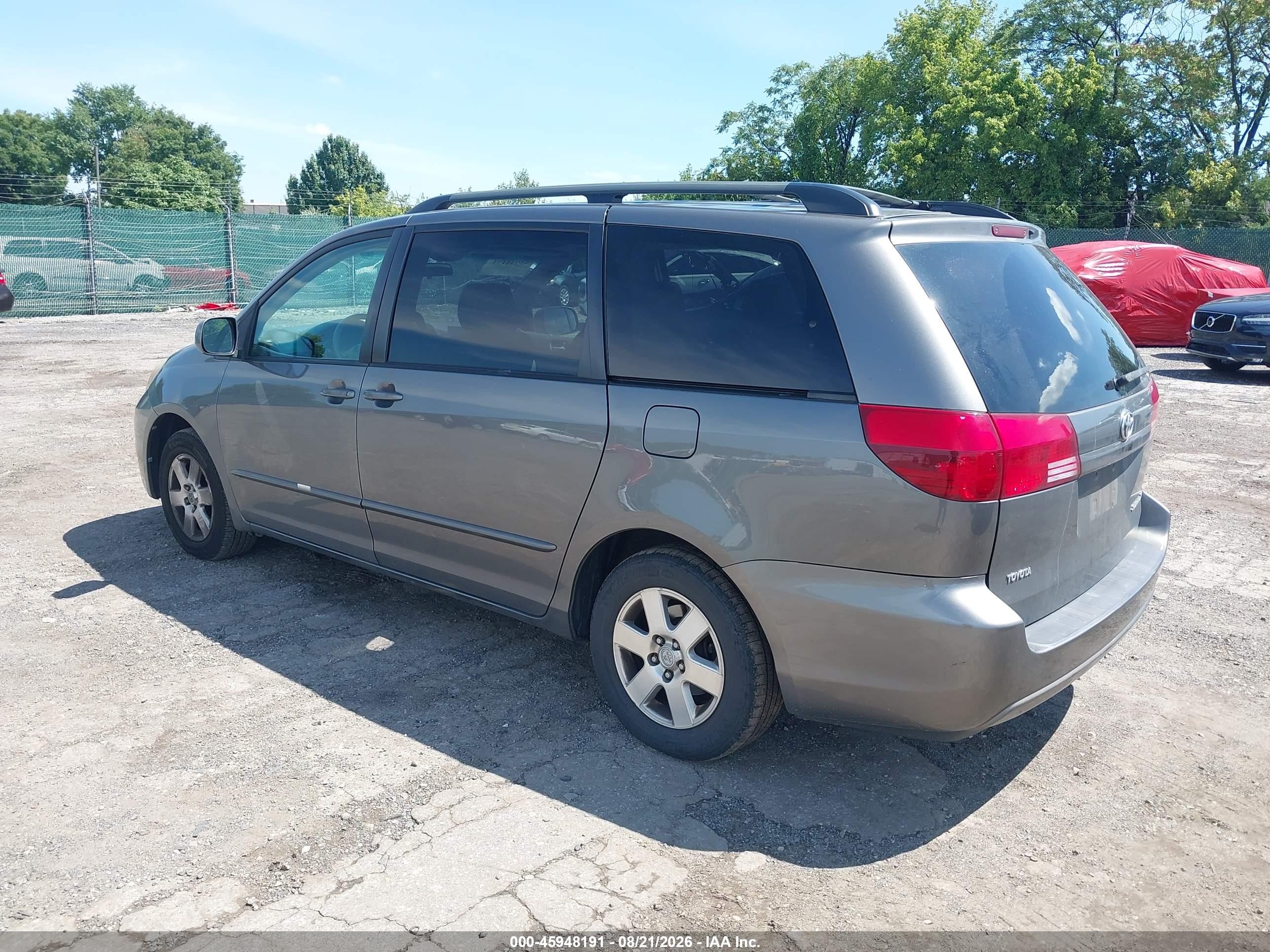 2005 Toyota Sienna Xle Gray vin: 5TDZA22C85S227061