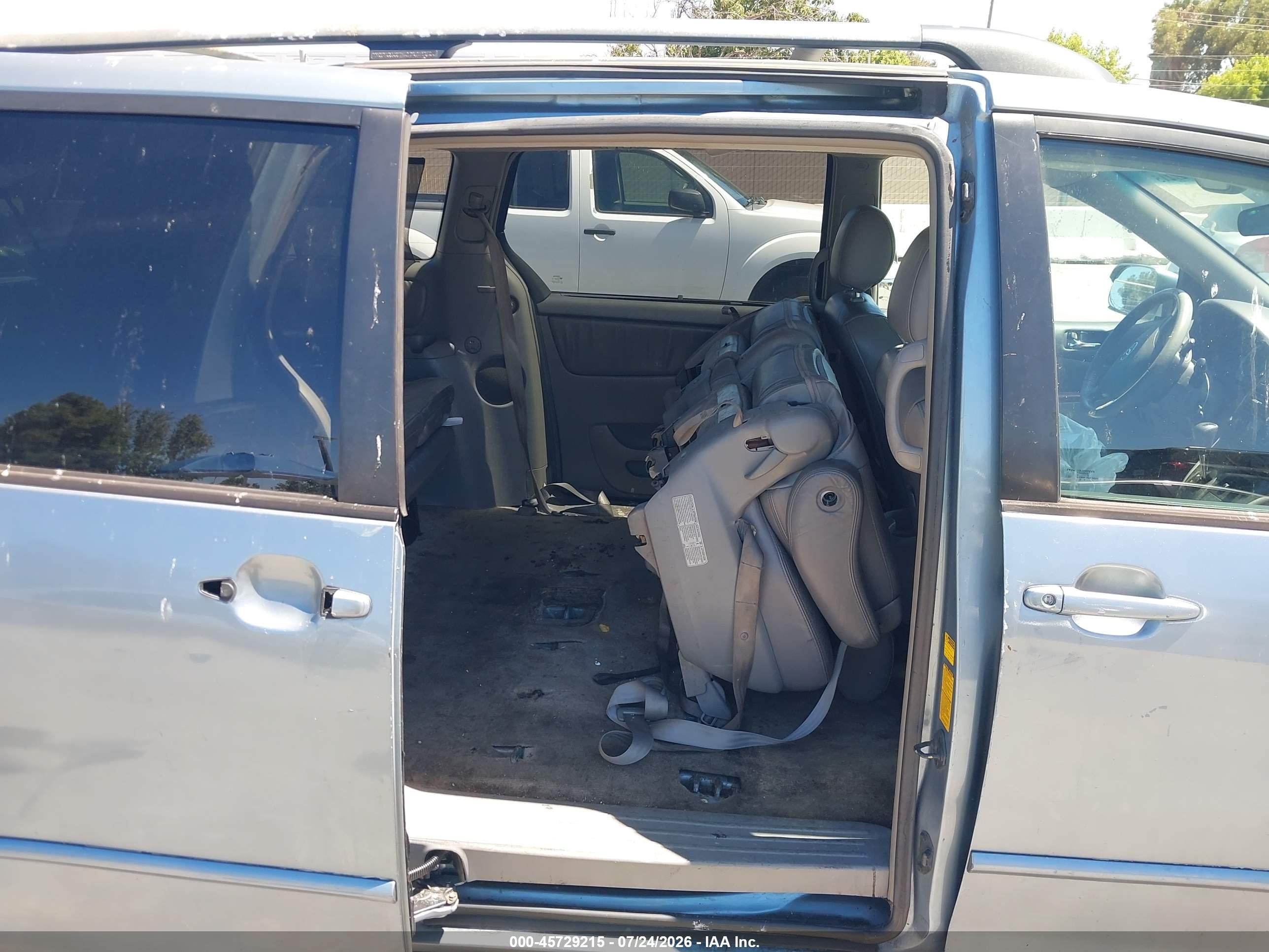 2005 Toyota Sienna Xle Синий vin: 5TDZA22C85S249545