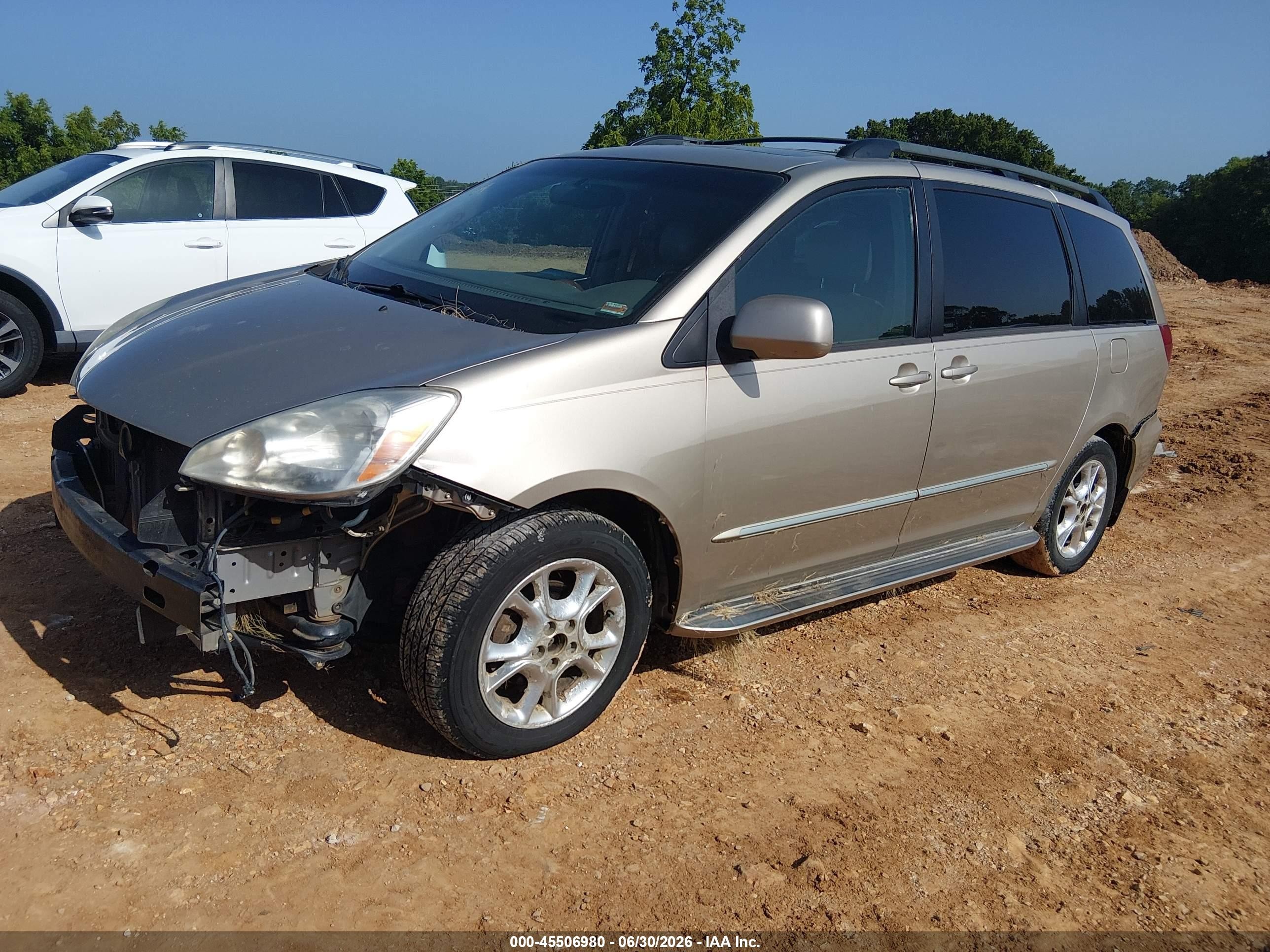 2005 Toyota Sienna Xle Limited Champagne vin: 5TDZA22C85S278477